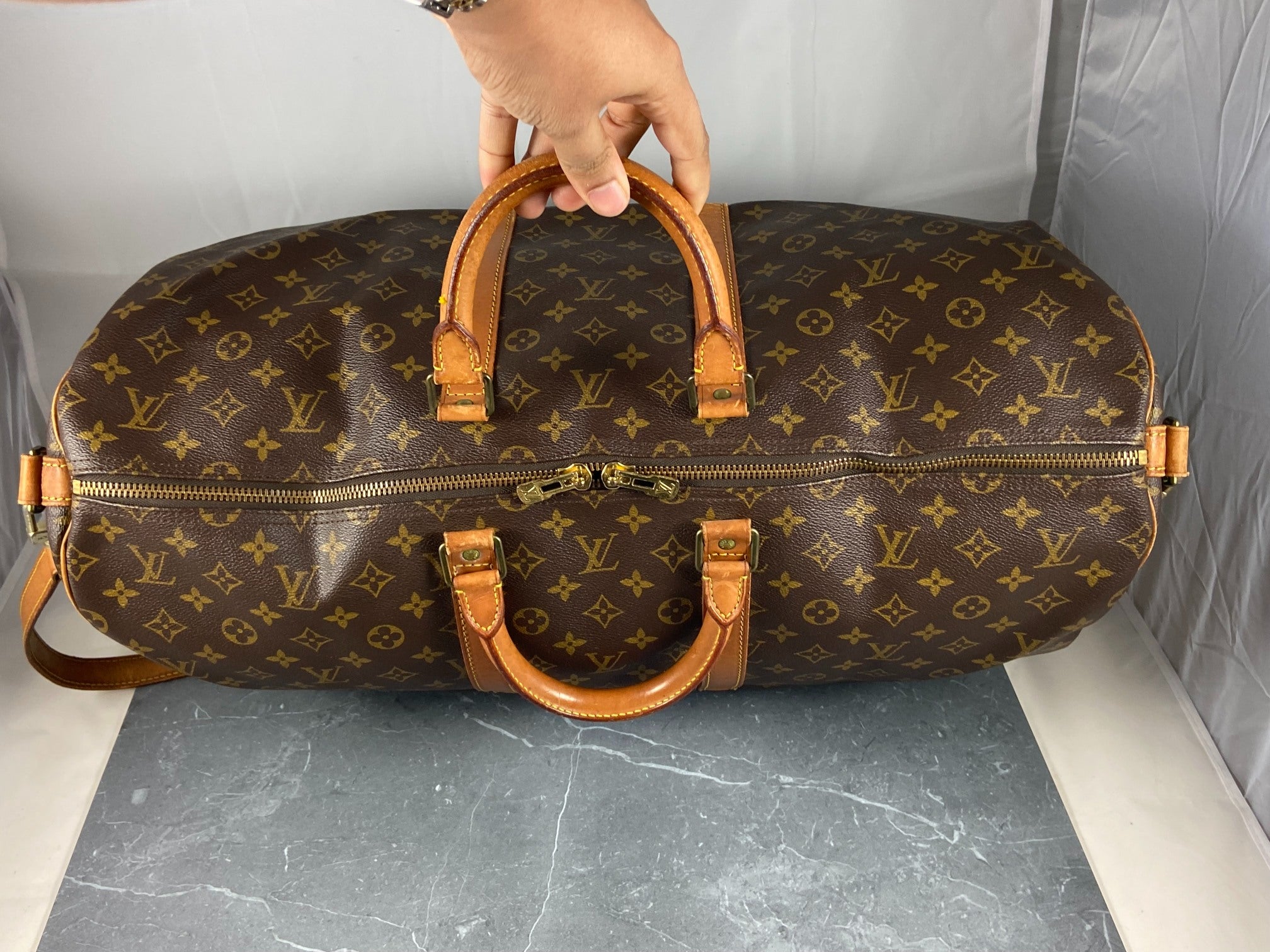 Louis Vuitton Keepall 55 Bandouliere Monogram Canvas