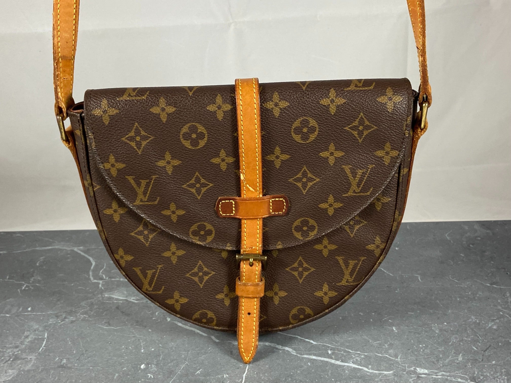 Louis Vuitton Chantilly MM Shoulder Bag Monogram Canvas