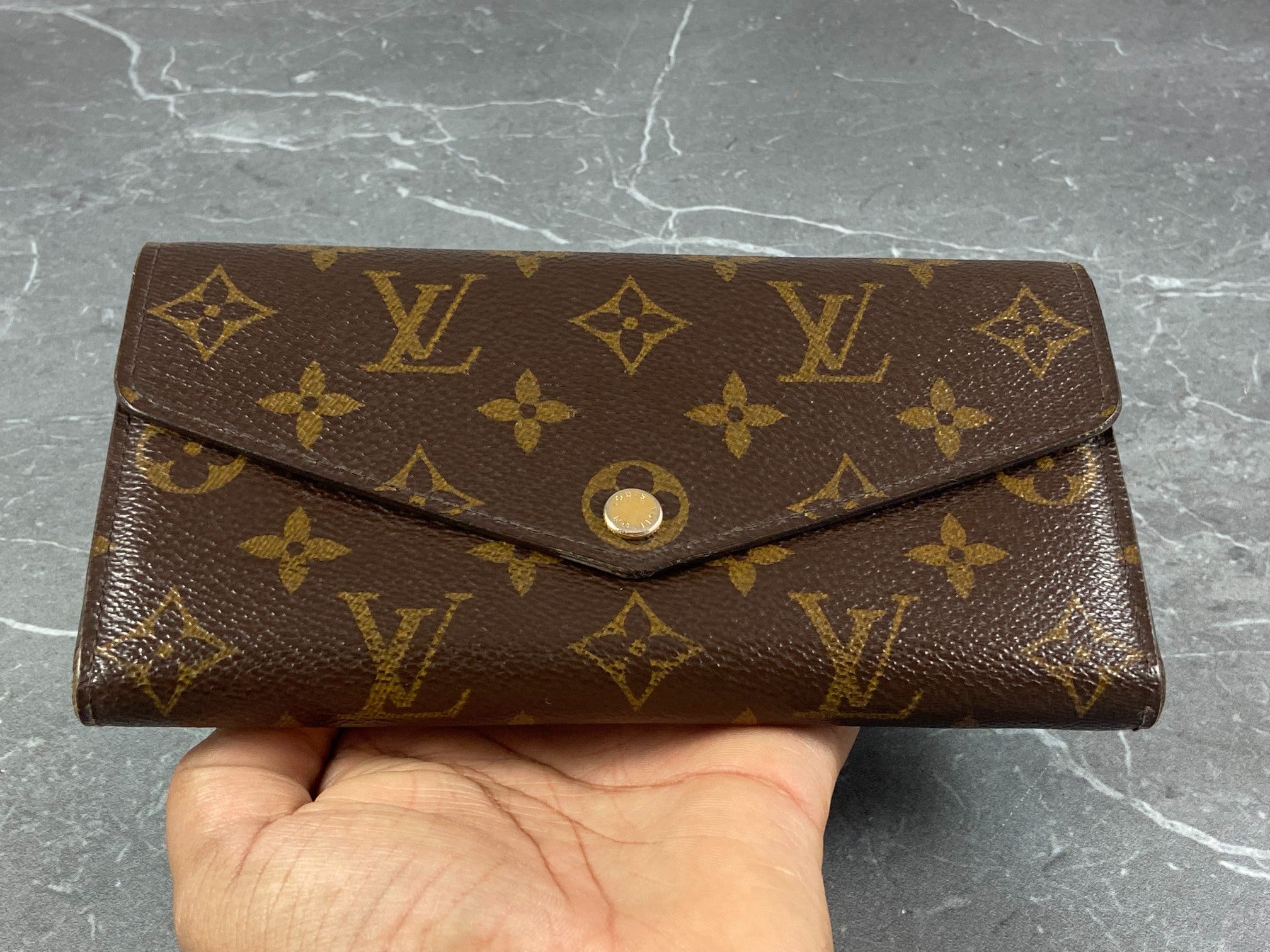 Louis Vuitton Sarah Wallet Monogram Canvas
