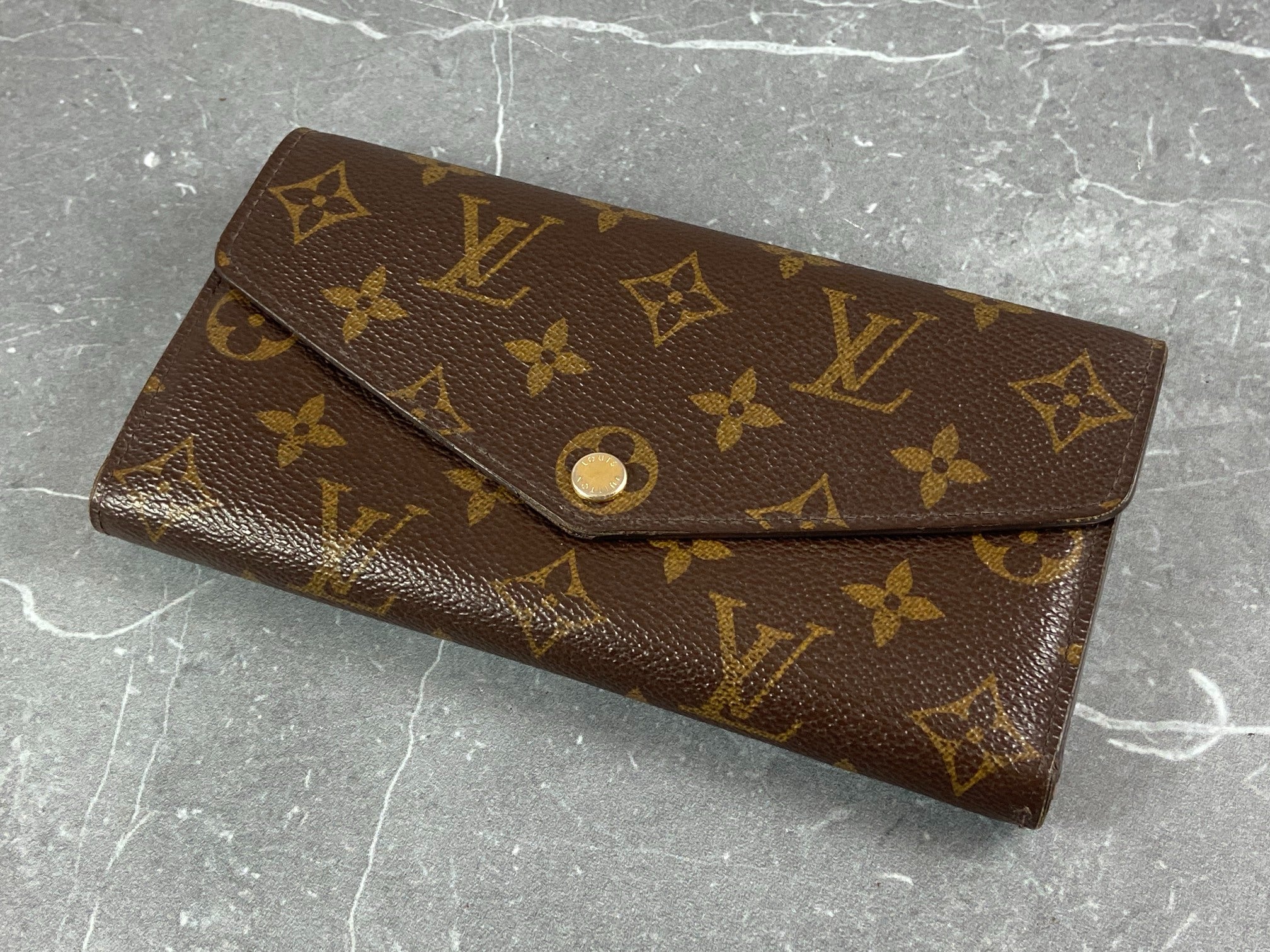 Louis Vuitton Sarah Wallet Monogram Canvas
