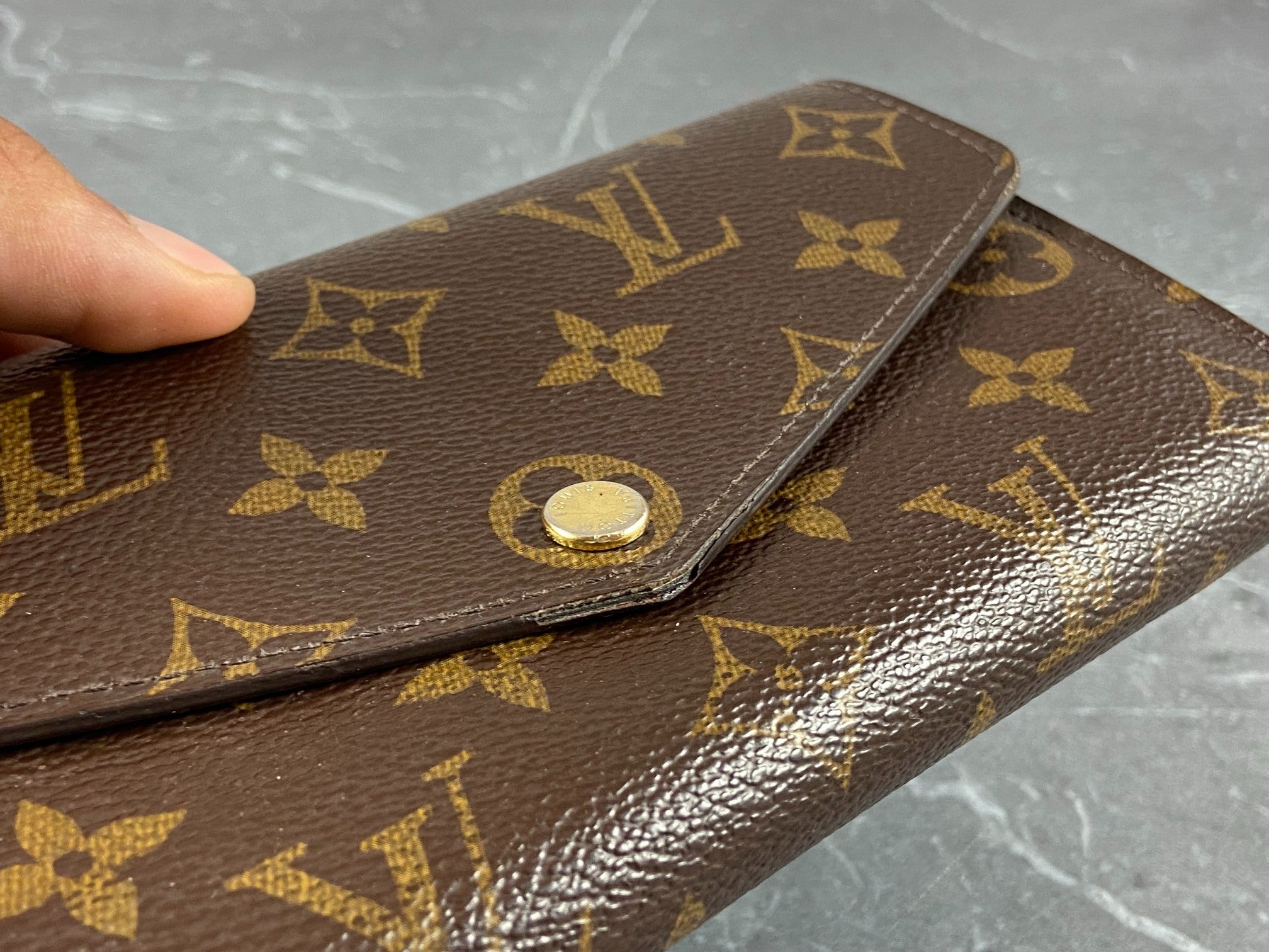 Louis Vuitton Sarah Wallet Monogram Canvas