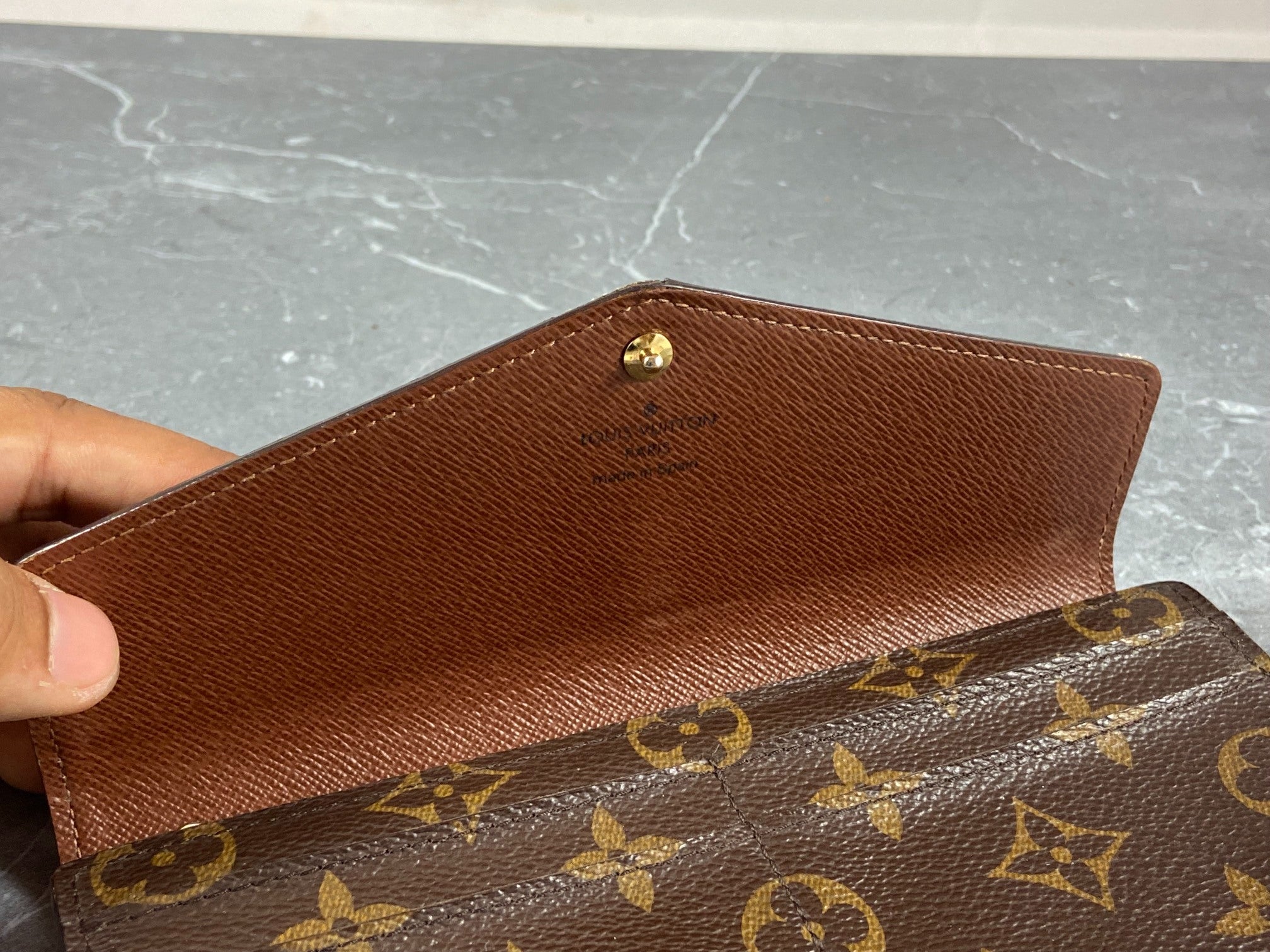 Louis Vuitton Sarah Wallet Monogram Canvas