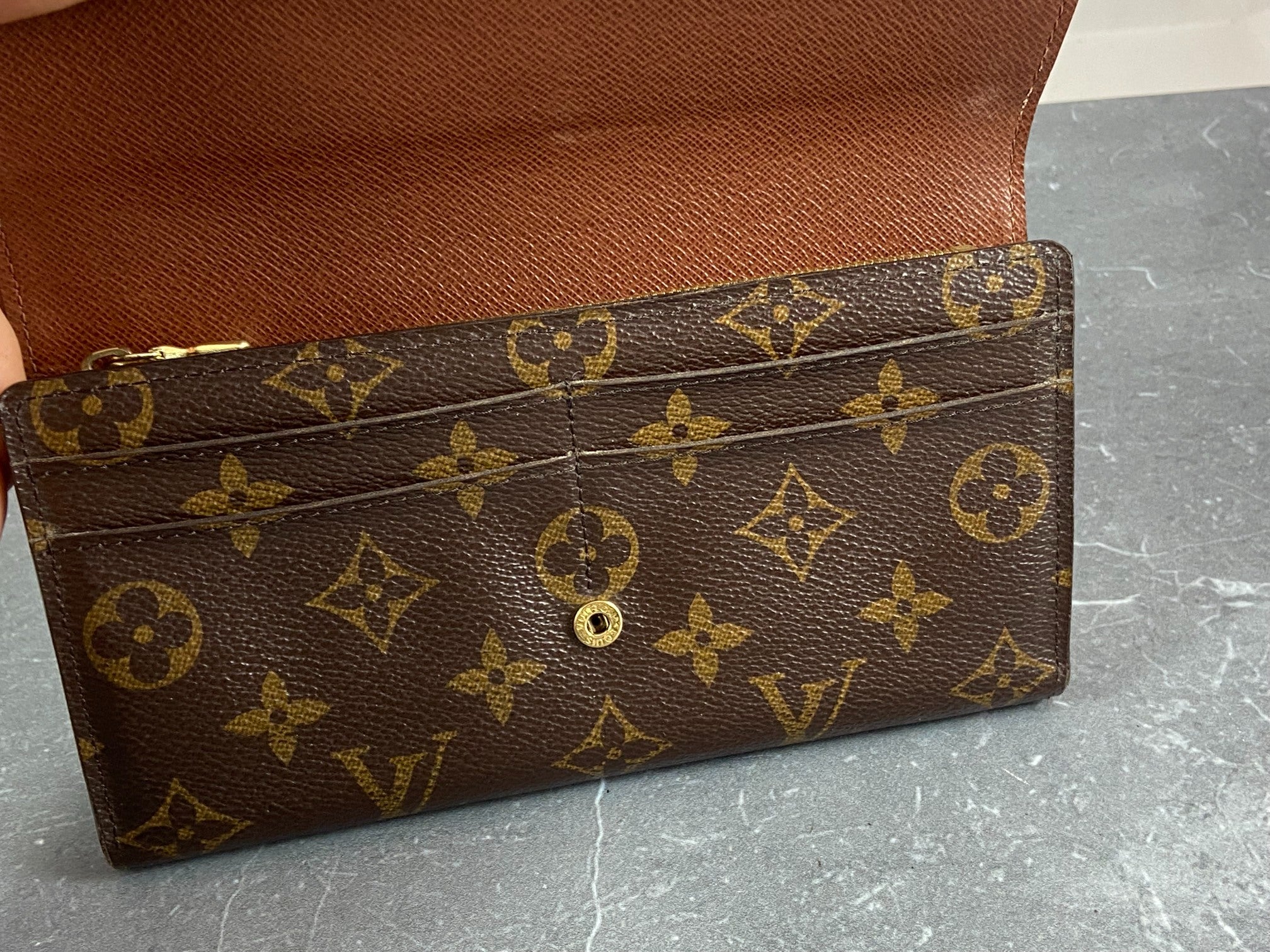Louis Vuitton Sarah Wallet Monogram Canvas