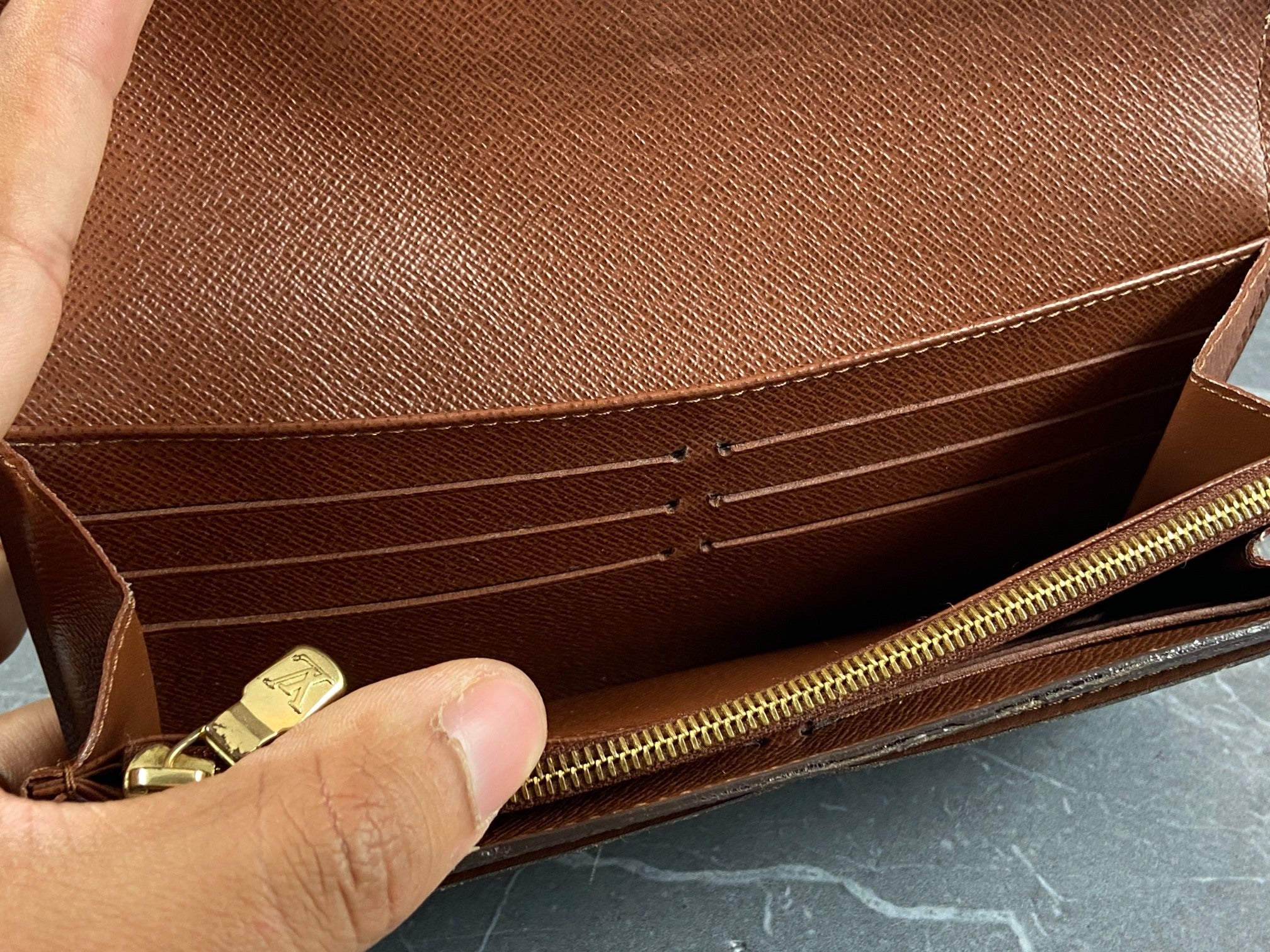 Louis Vuitton Sarah Wallet Monogram Canvas