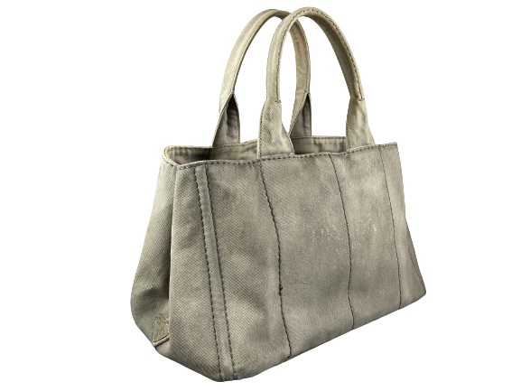 Prada Canapa Tote Bag Black