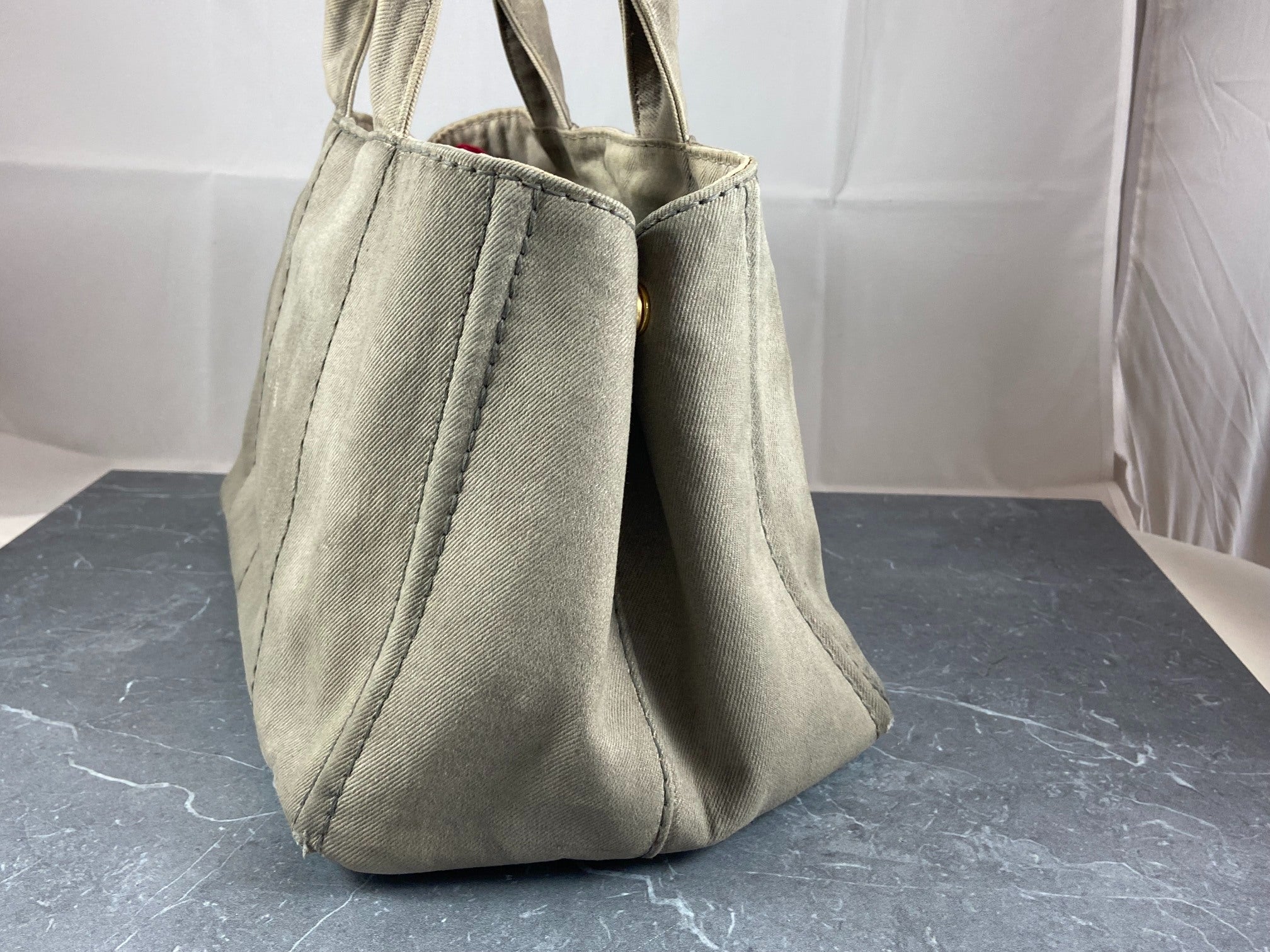 Prada Canapa Tote Bag Black