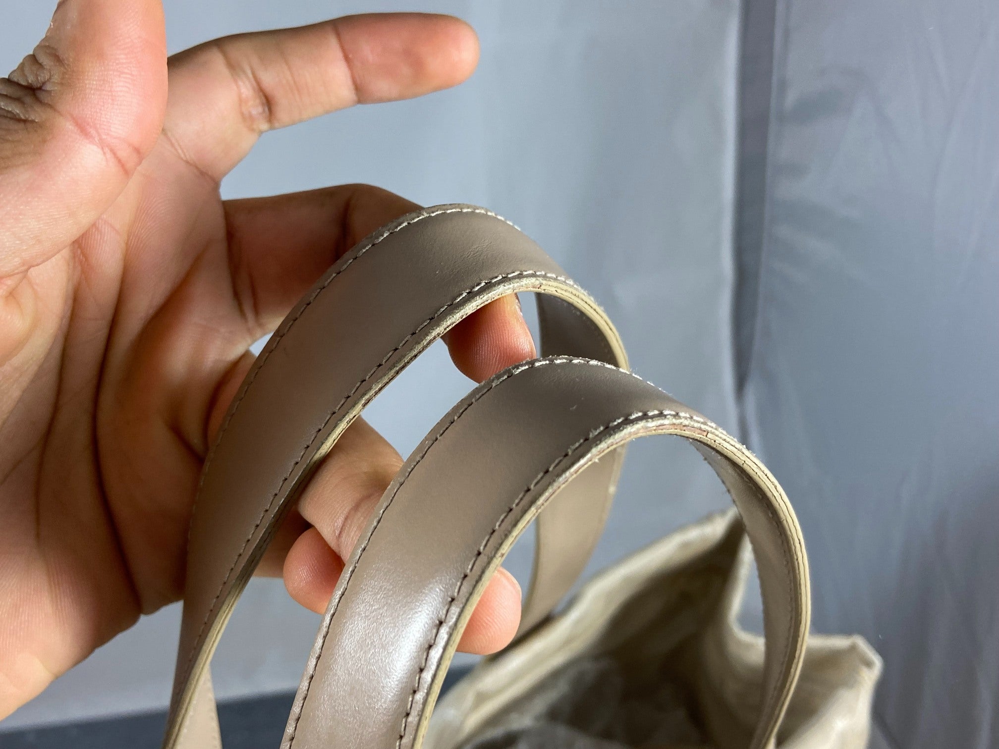 Chanel Travel Line Hand / Shoulder Bag Beige