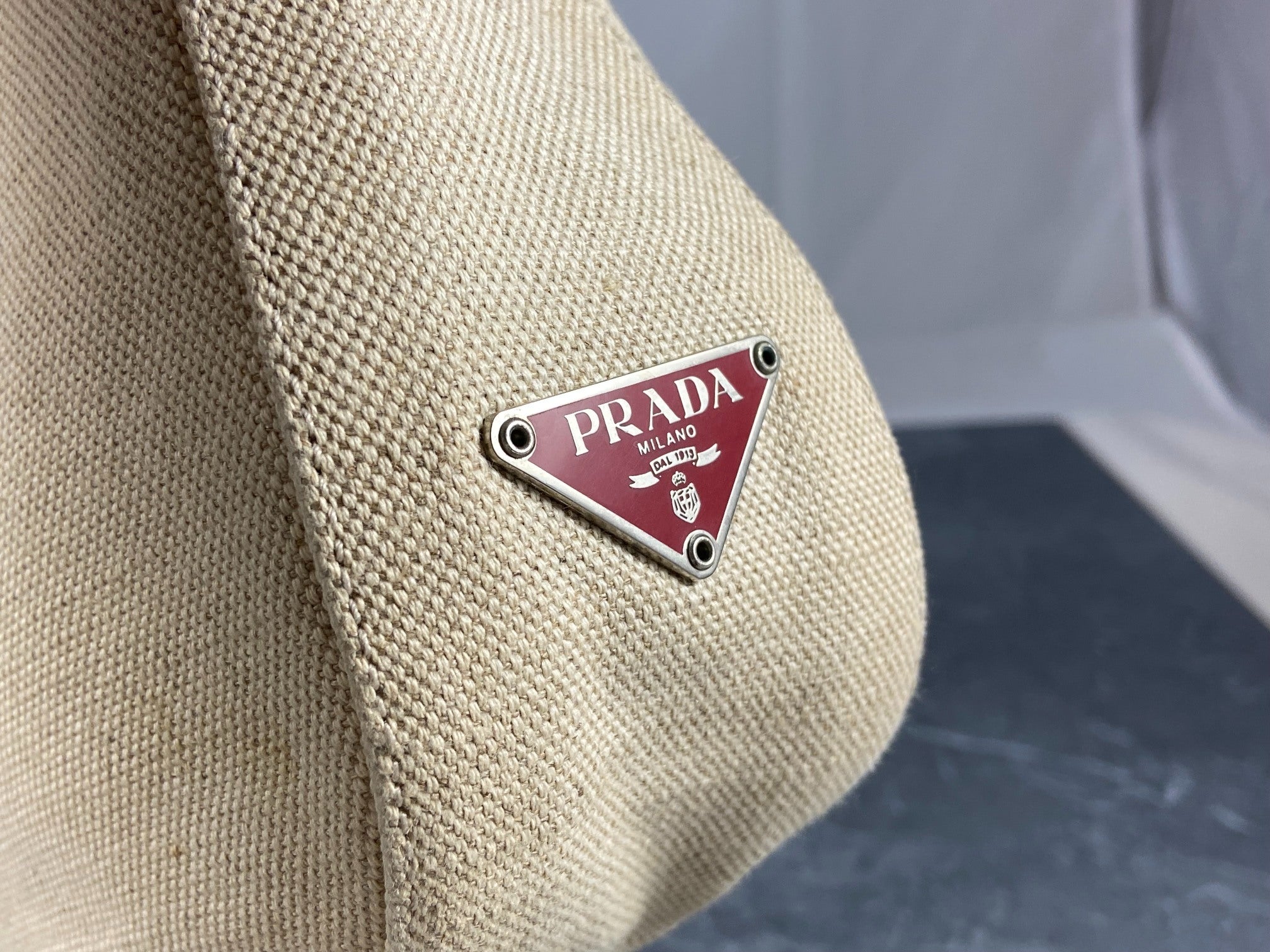 Prada Sport Hobo Bag Beige / Red