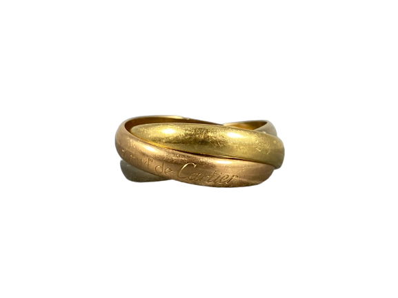 Cartier 3連リング must de Cartier サイズ51 割れあり Cartier Must De Cartier Trinity Ring Size 51