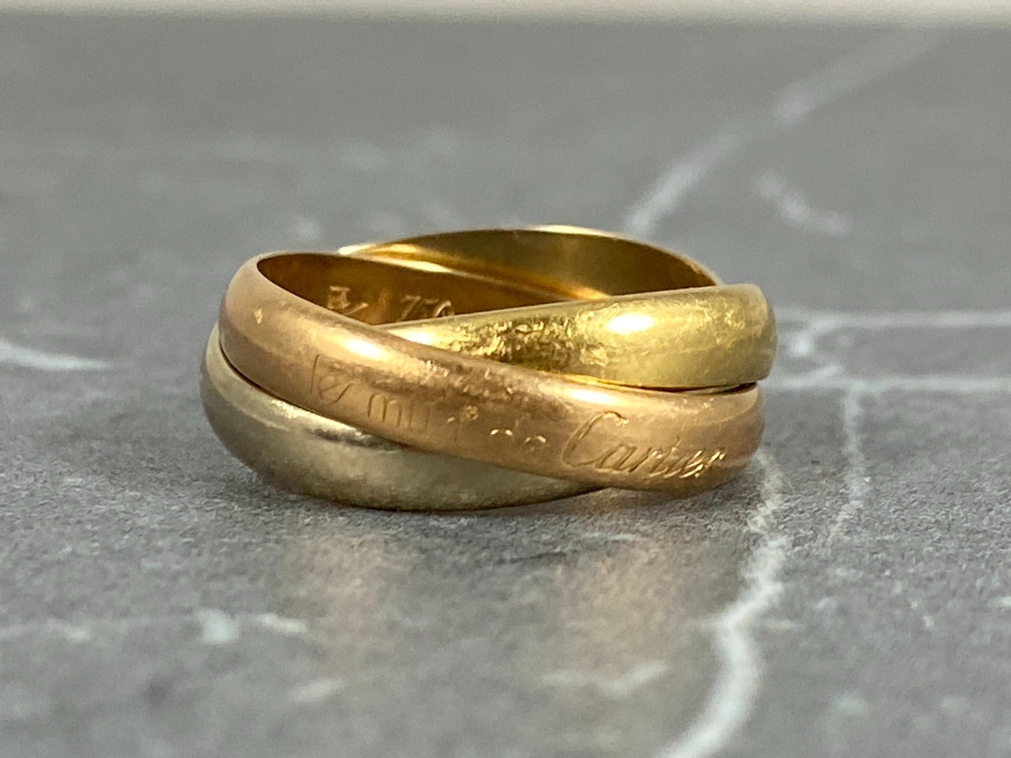 Cartier Must De Cartier Trinity Ring Size 51