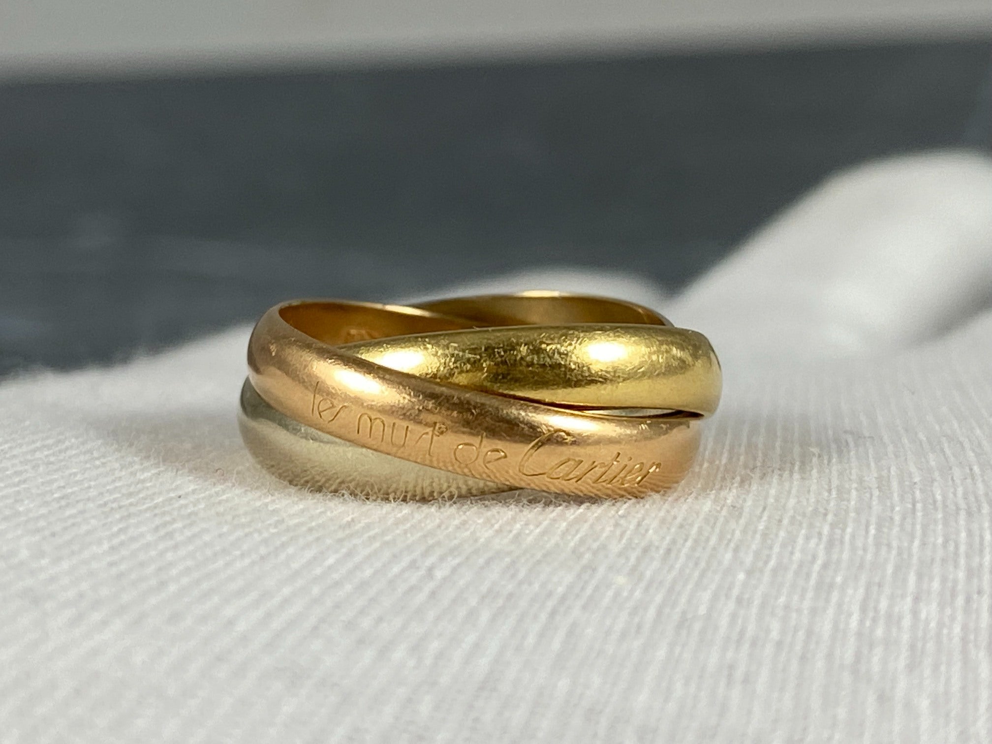 Cartier Must De Cartier Trinity Ring Size 51