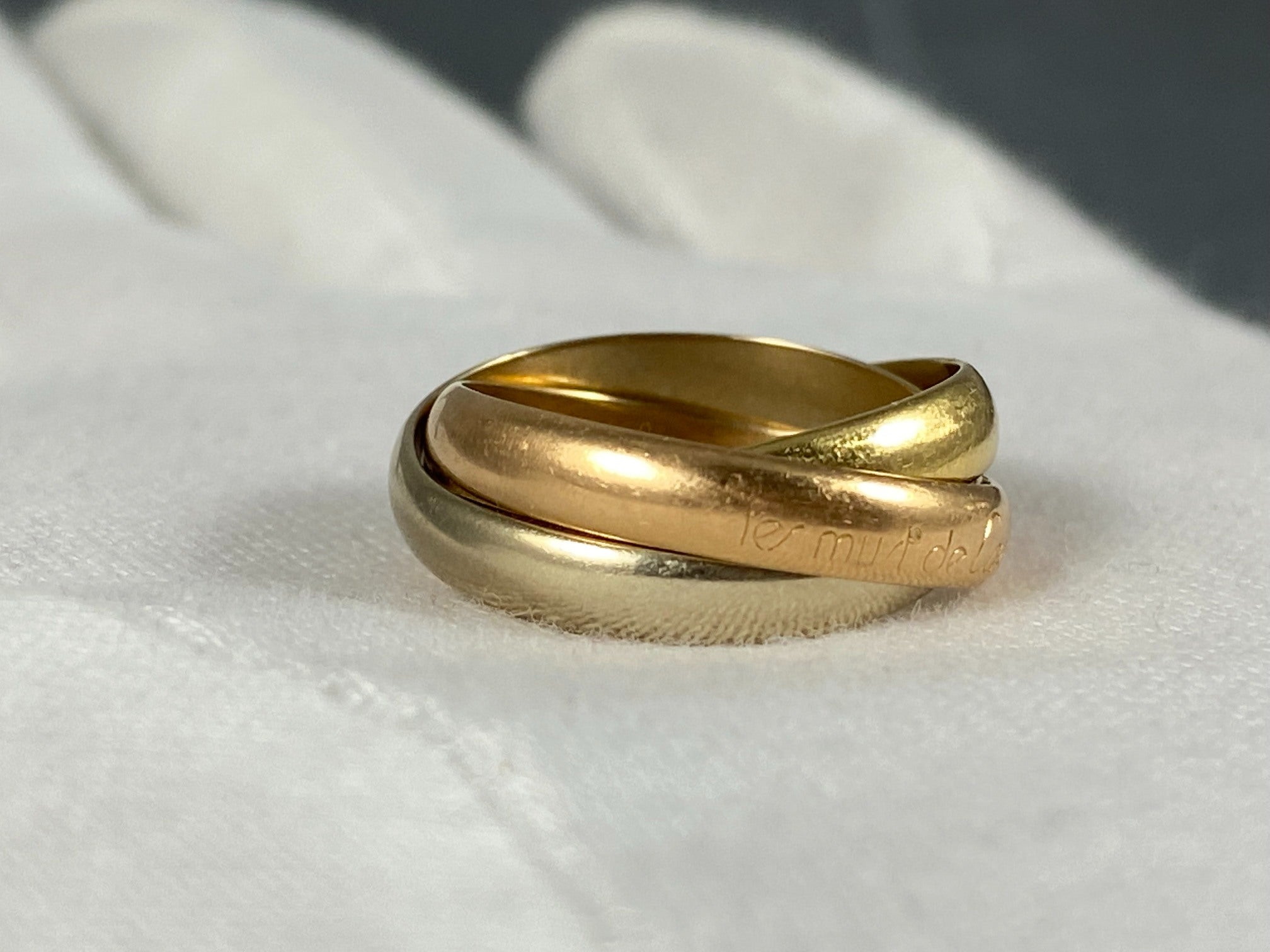 Cartier Must De Cartier Trinity Ring Size 51