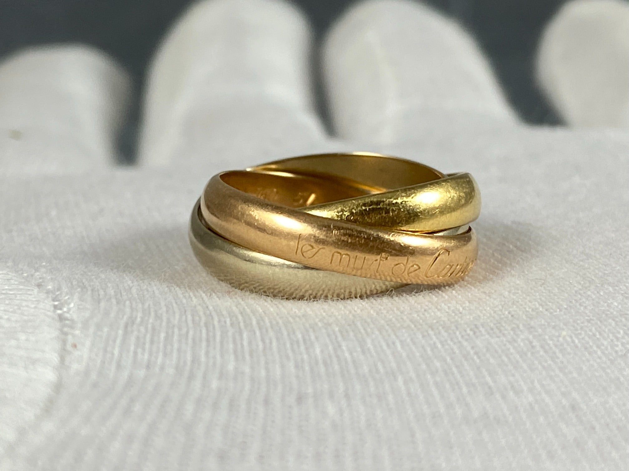 Cartier Must De Cartier Trinity Ring Size 51