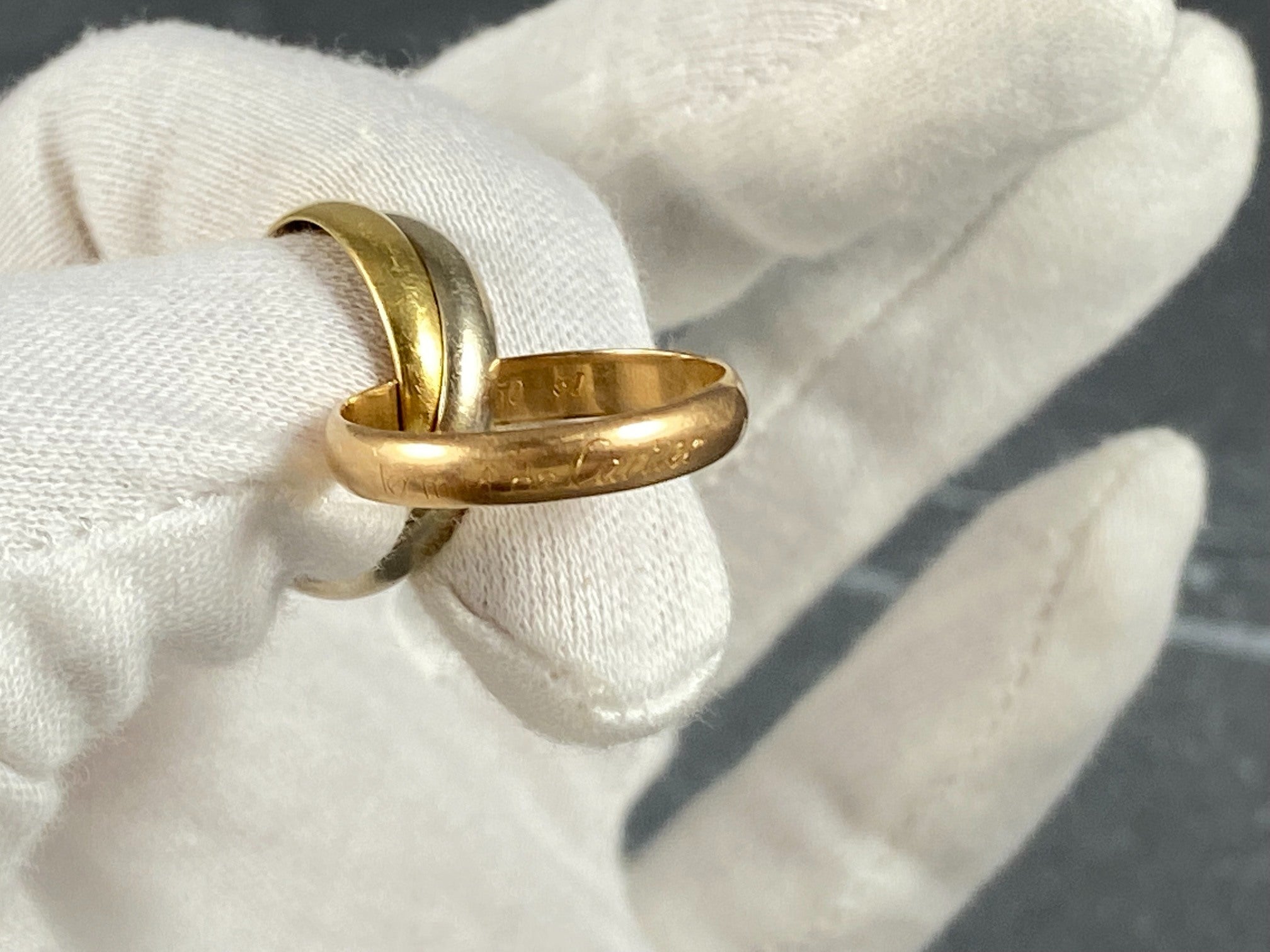 Cartier Must De Cartier Trinity Ring Size 51