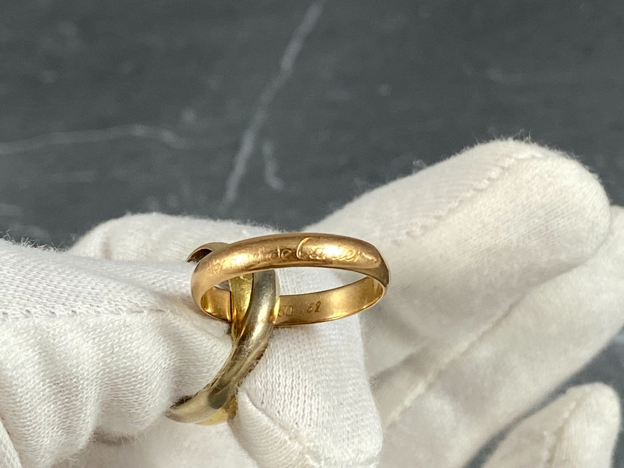 Cartier Must De Cartier Trinity Ring Size 51