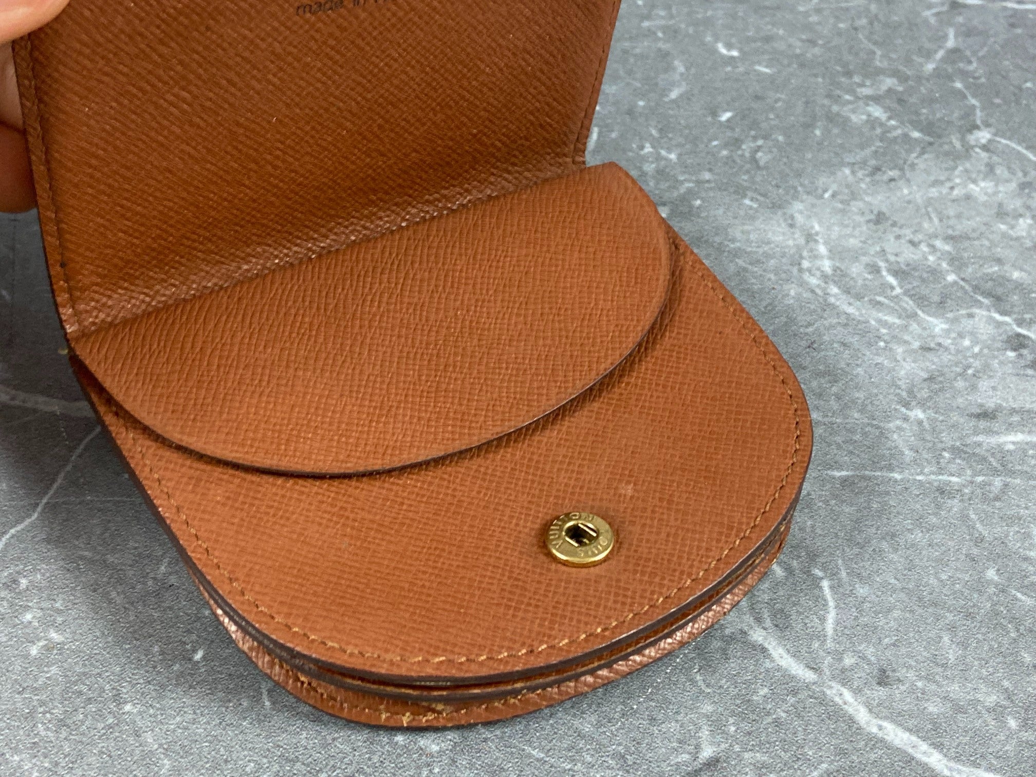 Louis Vuitton Coin Portemonnaie Gousset Monogram Canvas