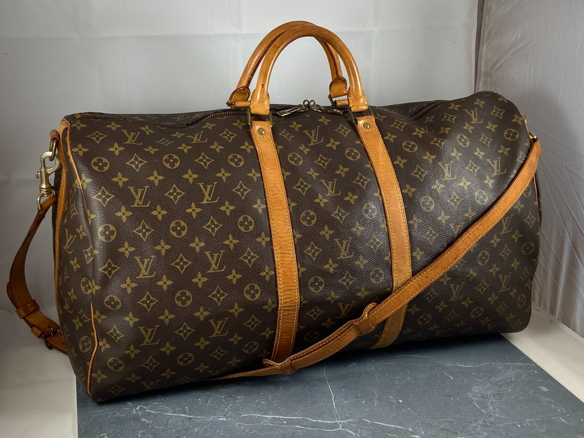 Louis Vuitton Keepall 60 Bandoulière Monogram Canvas