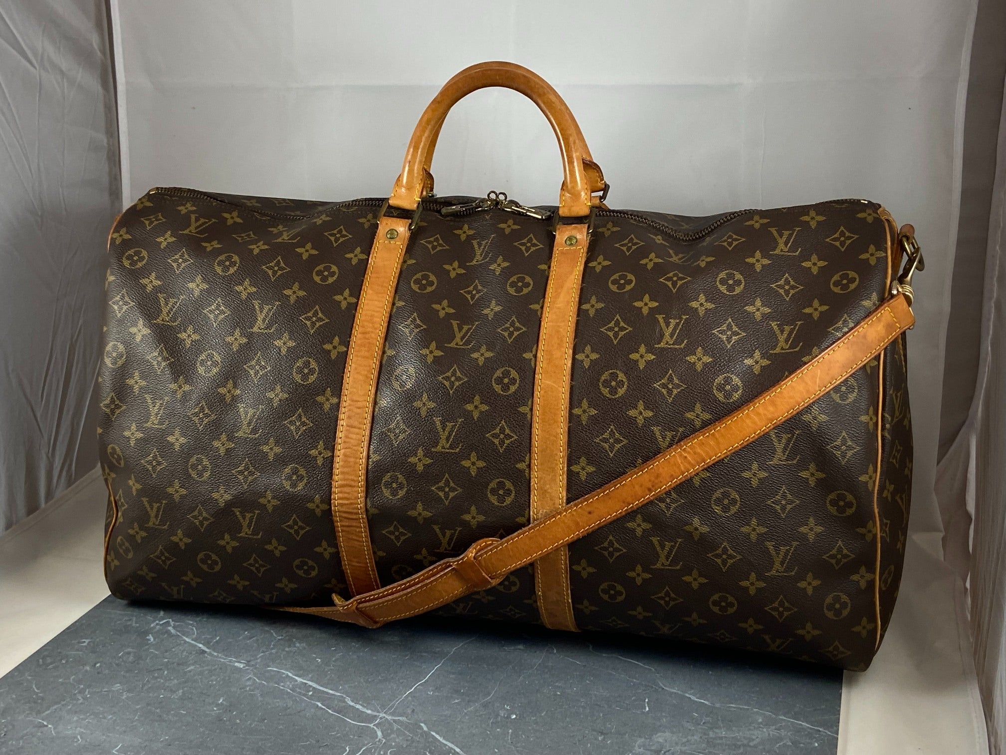 Louis Vuitton Keepall 60 Bandoulière Monogram Canvas