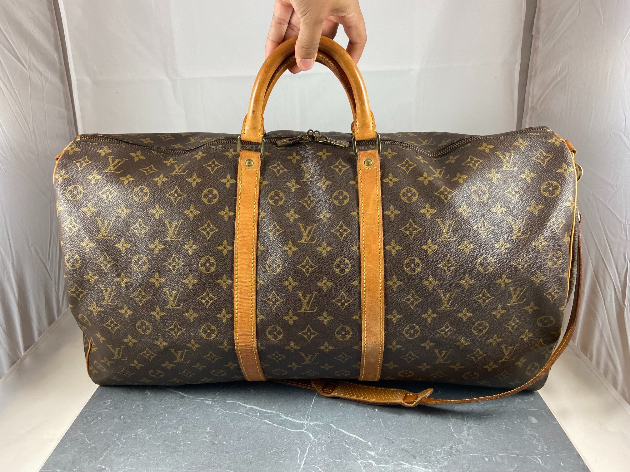 Louis Vuitton Keepall 60 Bandoulière Monogram Canvas