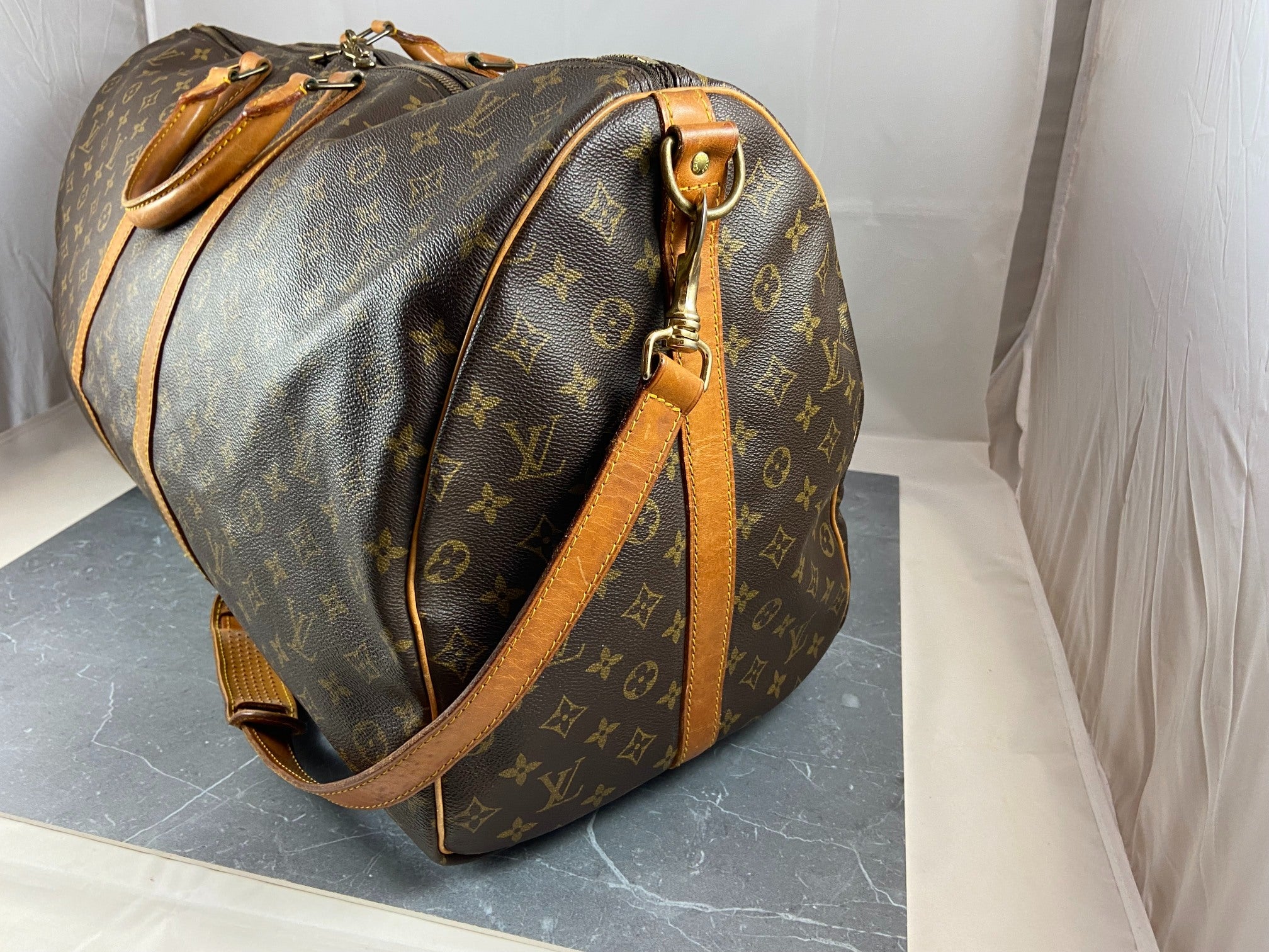 Louis Vuitton Keepall 60 Bandoulière Monogram Canvas