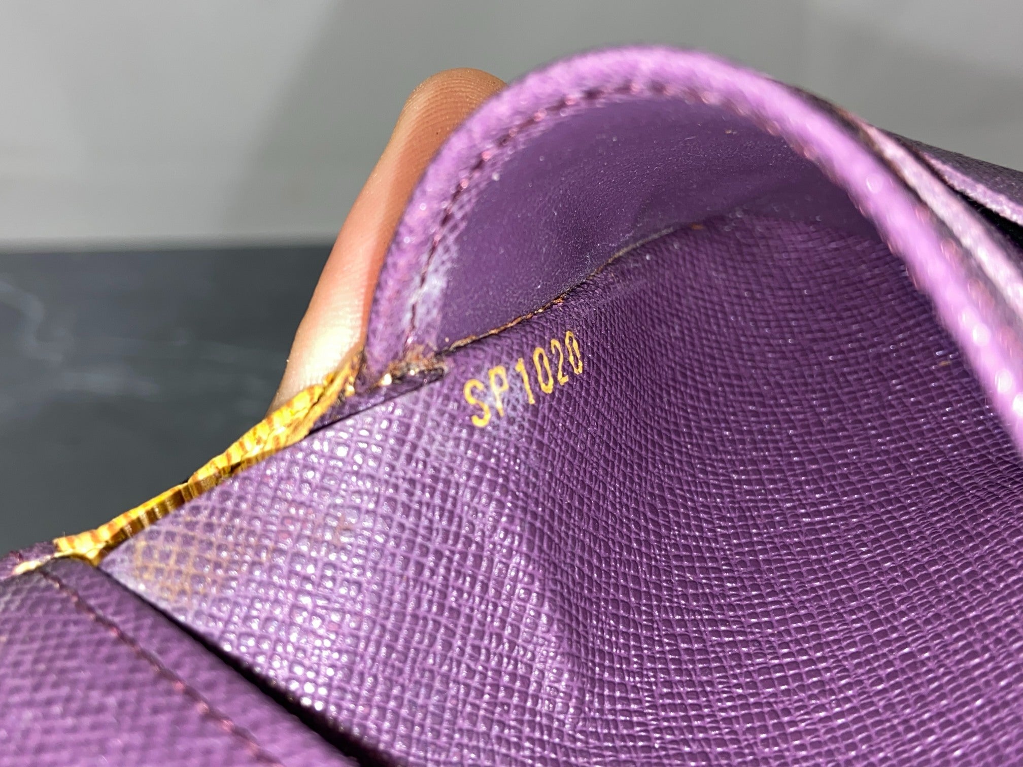 Louis Vuitton Elise Wallet Black Epi Leather