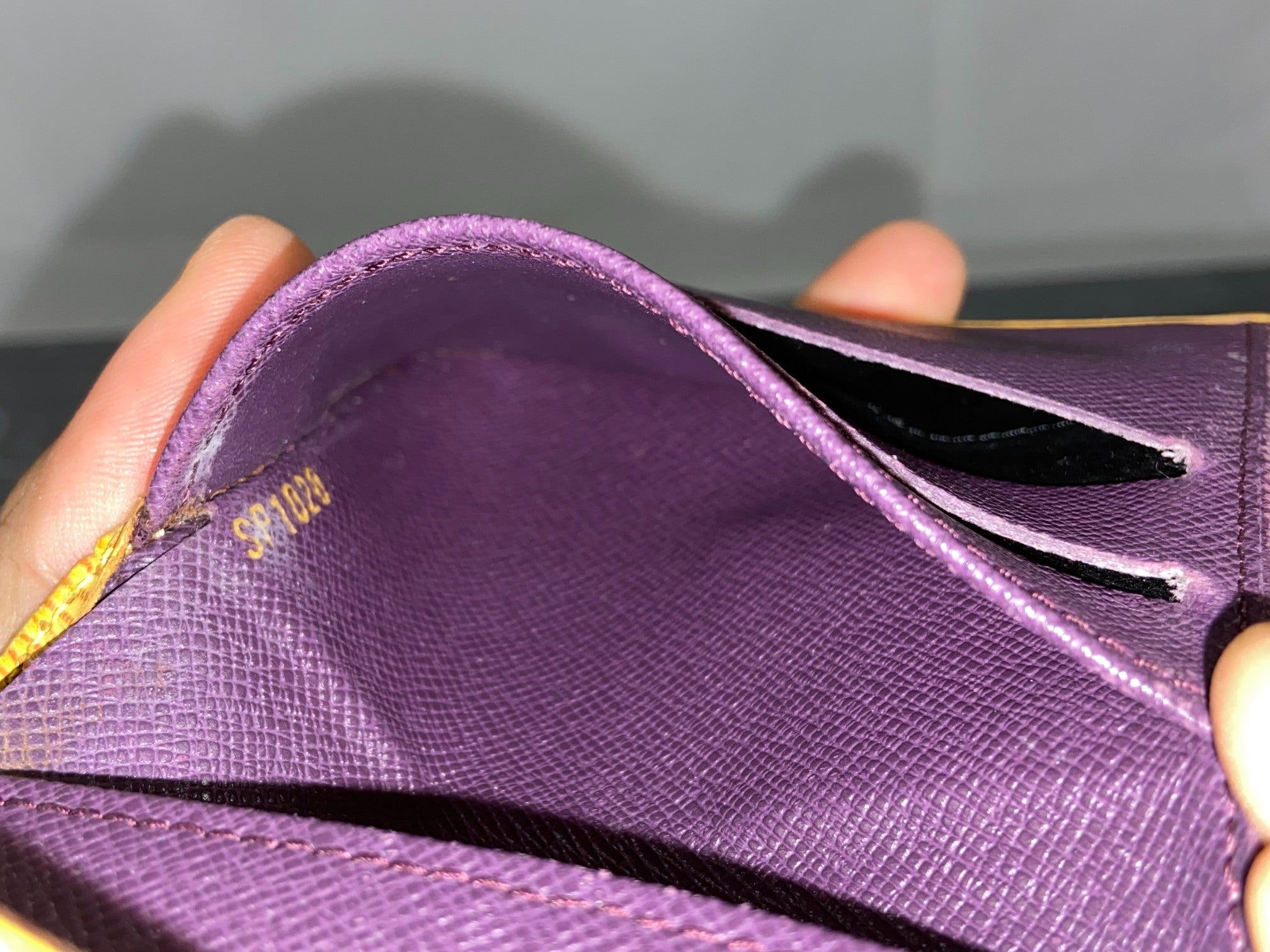 Louis Vuitton Elise Wallet Black Epi Leather