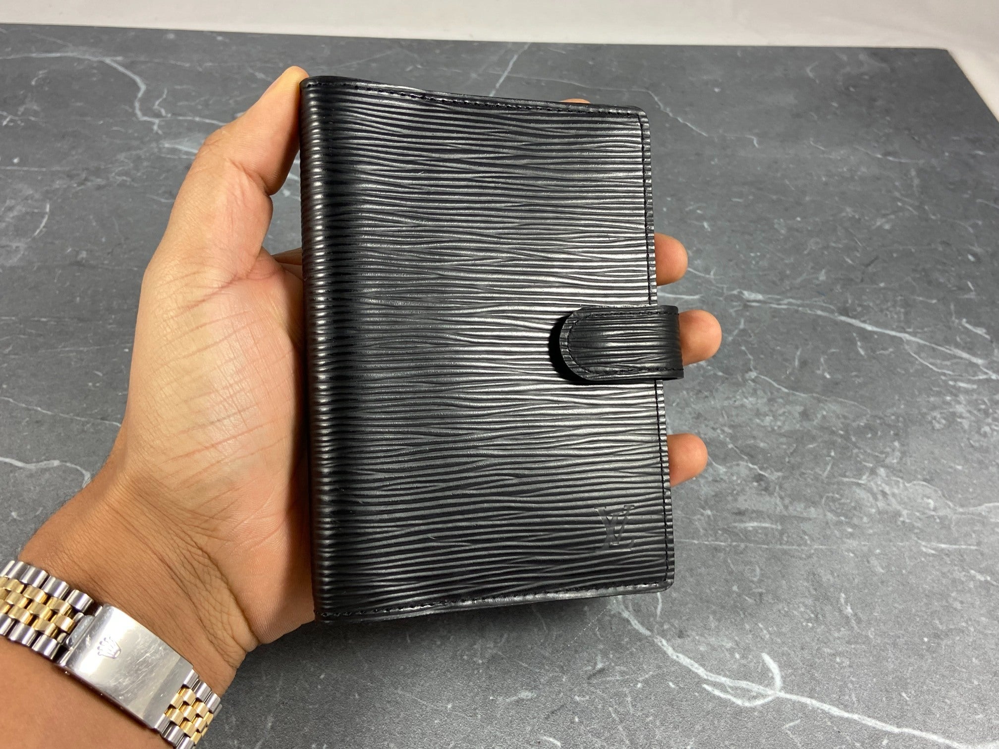 Louis Vuitton Agenda Fonctionnel PM Black Epi Leather