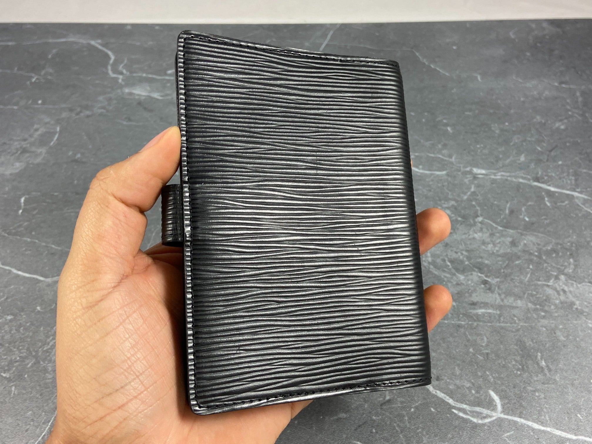 Louis Vuitton Agenda Fonctionnel PM Black Epi Leather