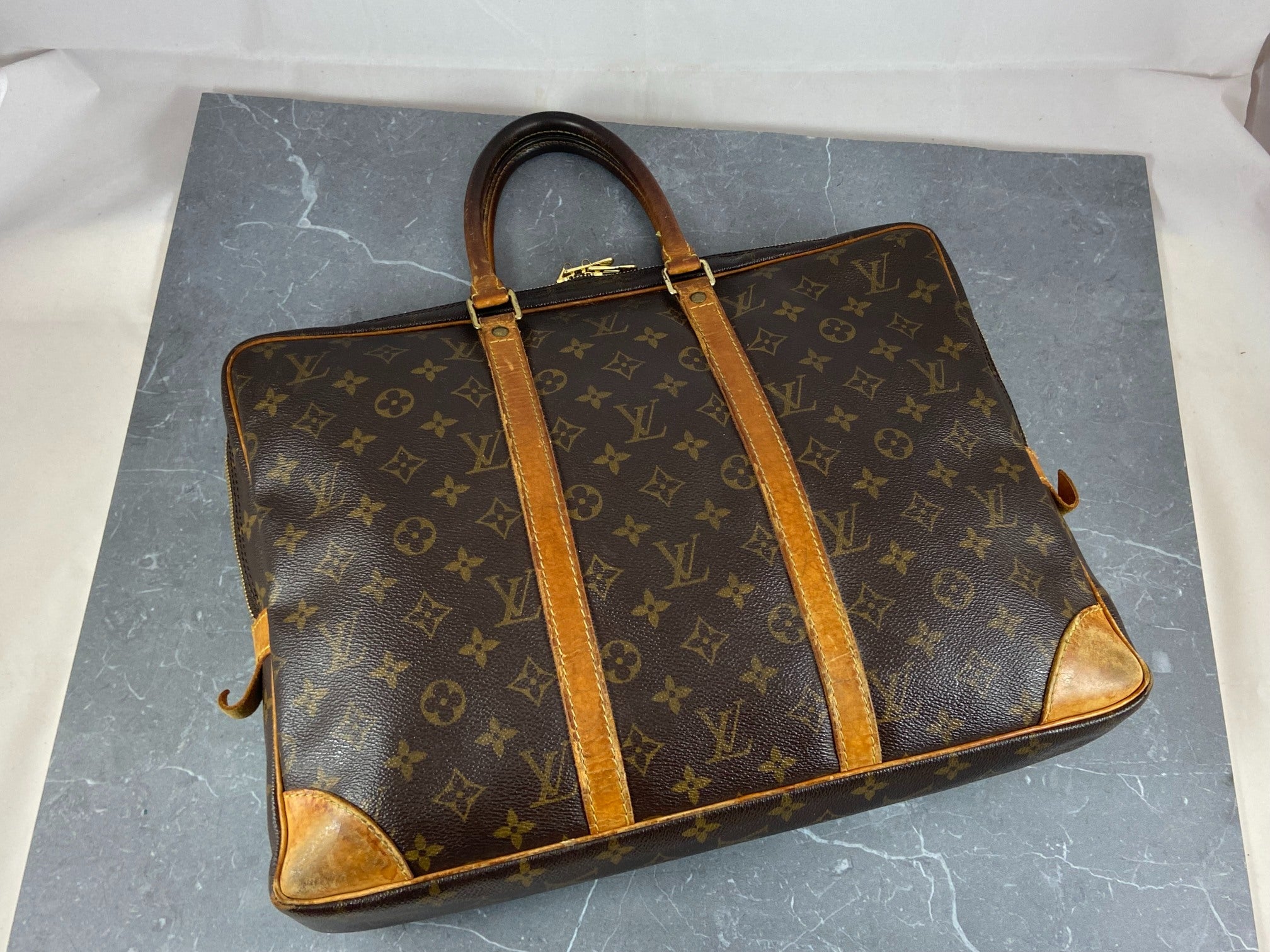 Louis Vuitton Porte Documents Voyage Monogram Canvas