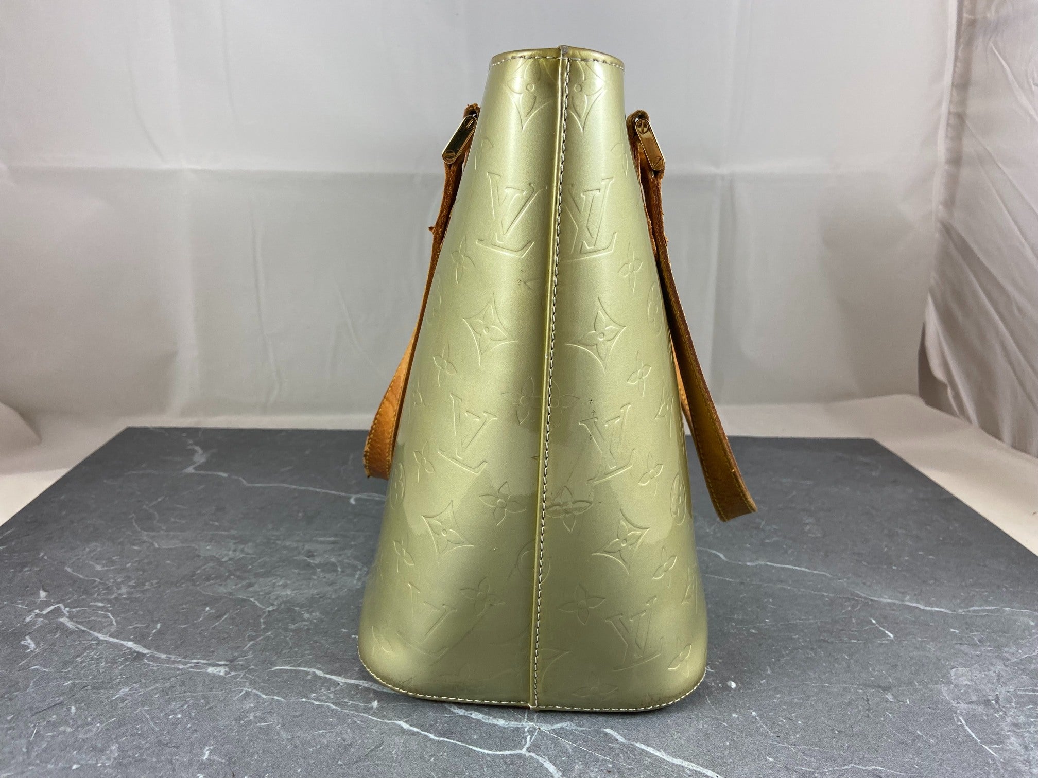 Louis Vuitton Houston Bag Black Vernis Leather