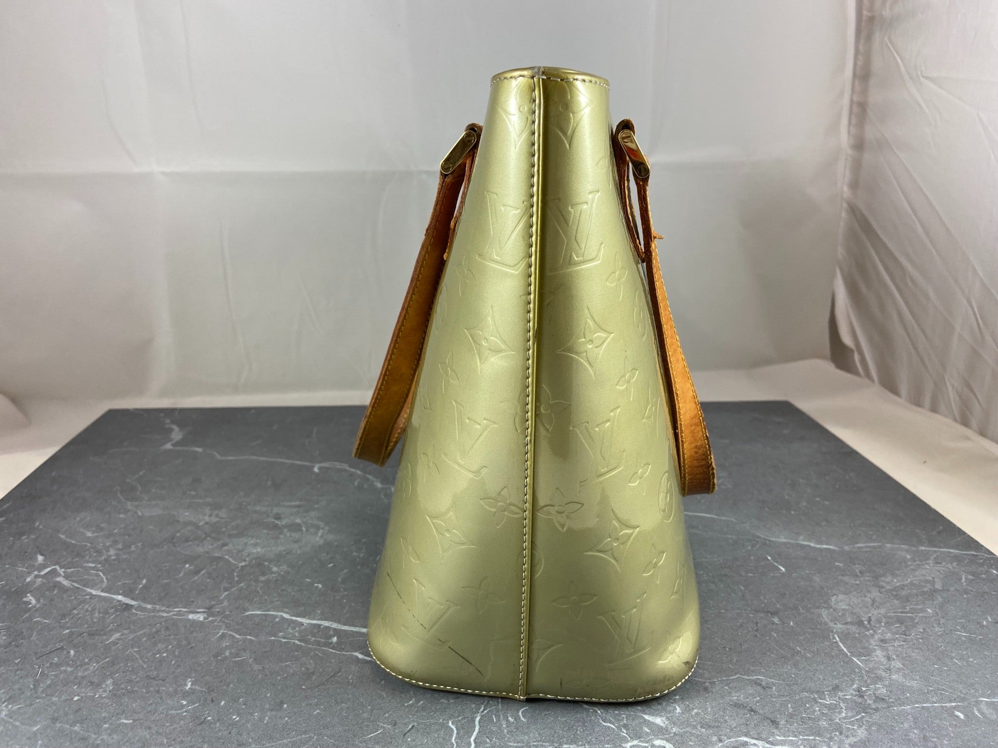 Louis Vuitton Houston Bag Black Vernis Leather