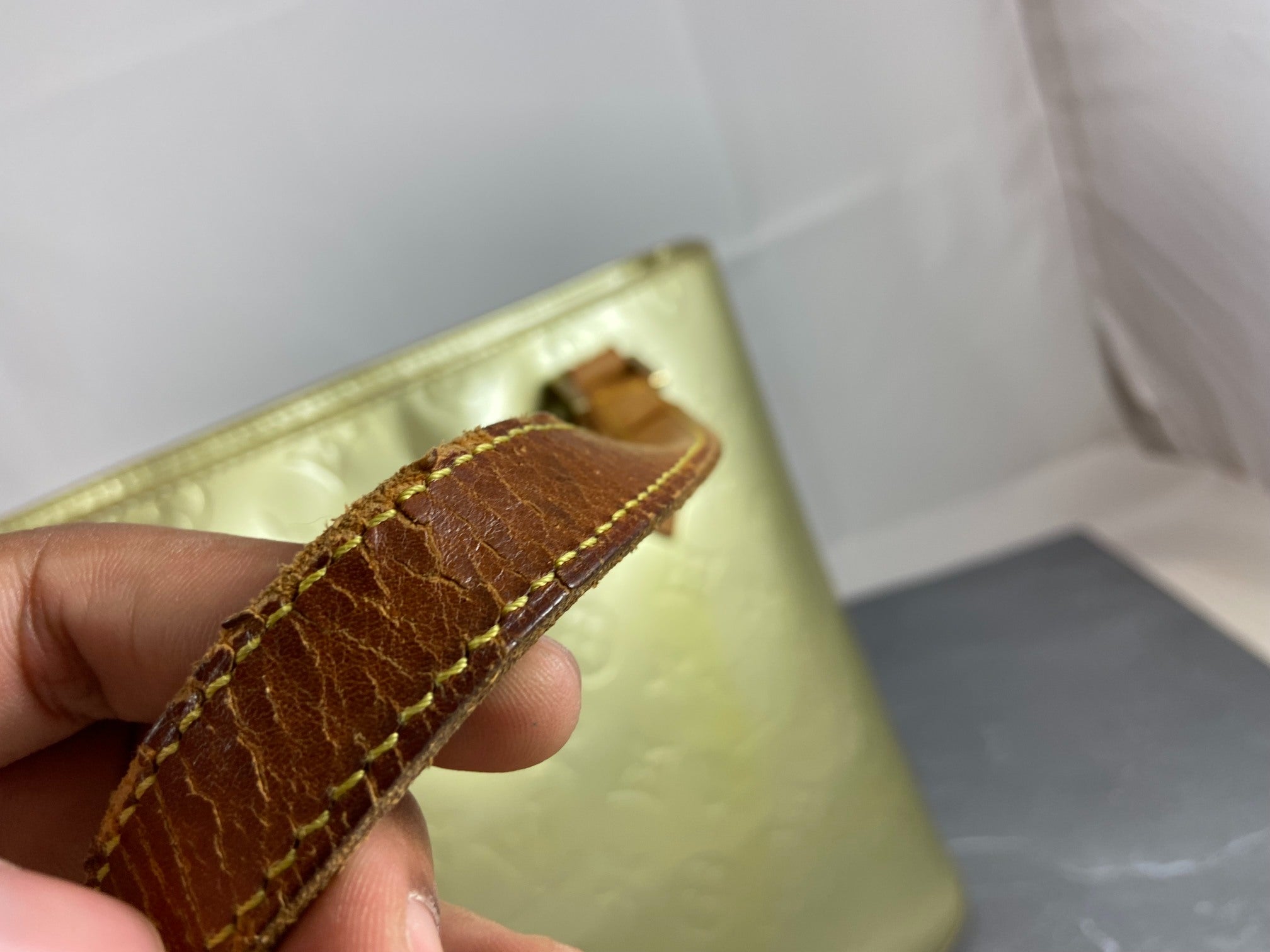 Louis Vuitton Houston Bag Black Vernis Leather