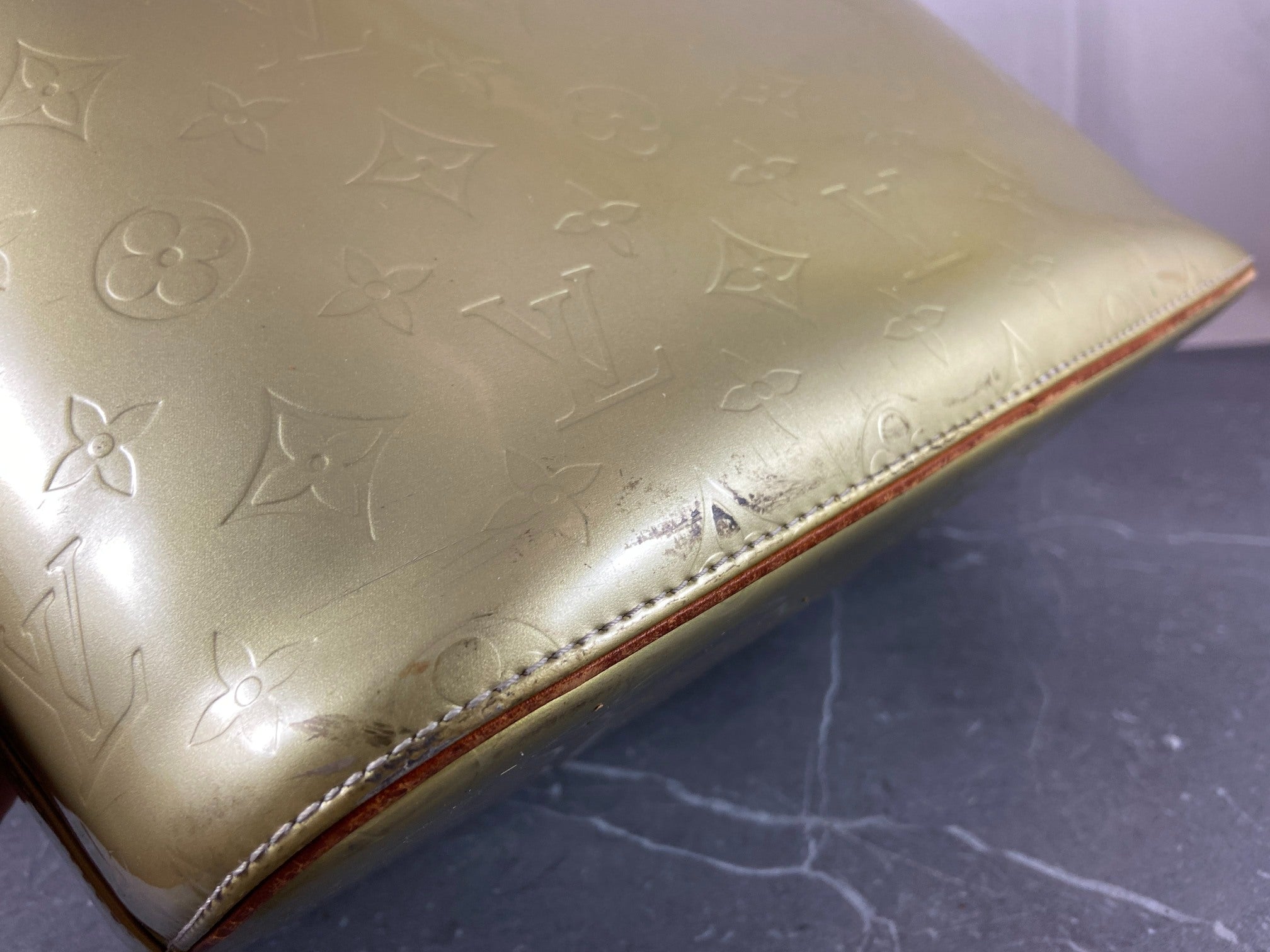 Louis Vuitton Houston Bag Black Vernis Leather