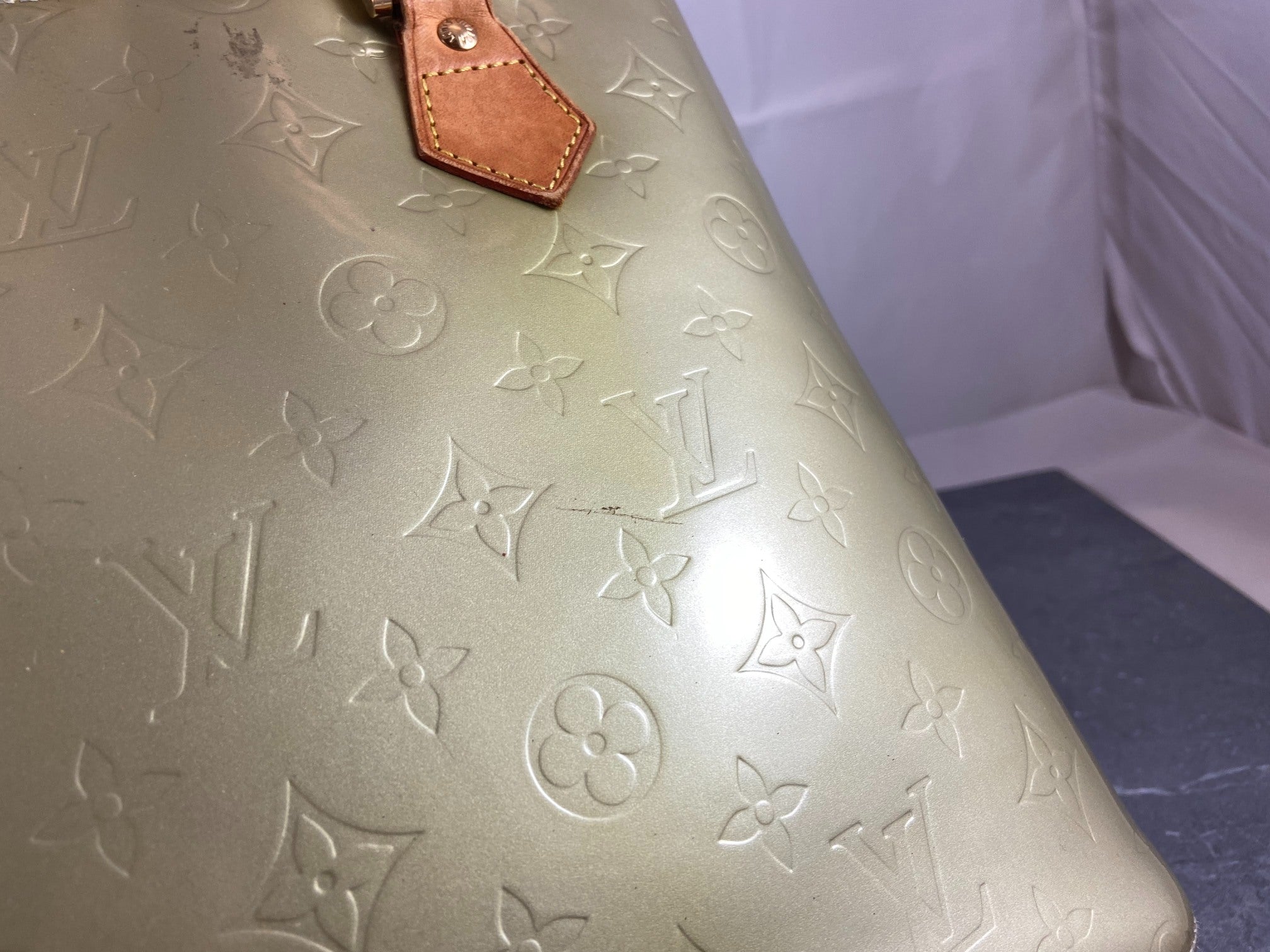 Louis Vuitton Houston Bag Black Vernis Leather