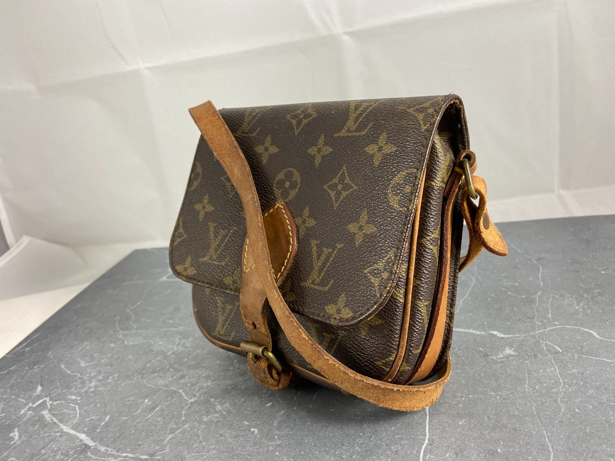 Louis Vuitton Monogram Canvas Cartouchiere Shoulder Bag