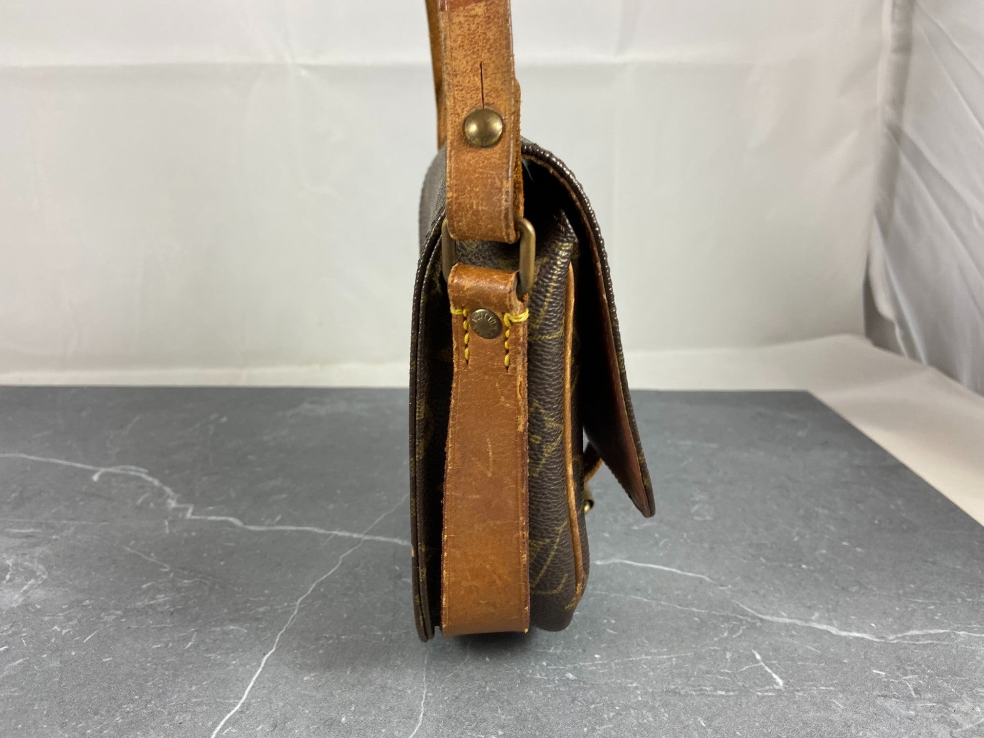 Louis Vuitton Monogram Canvas Cartouchiere Shoulder Bag