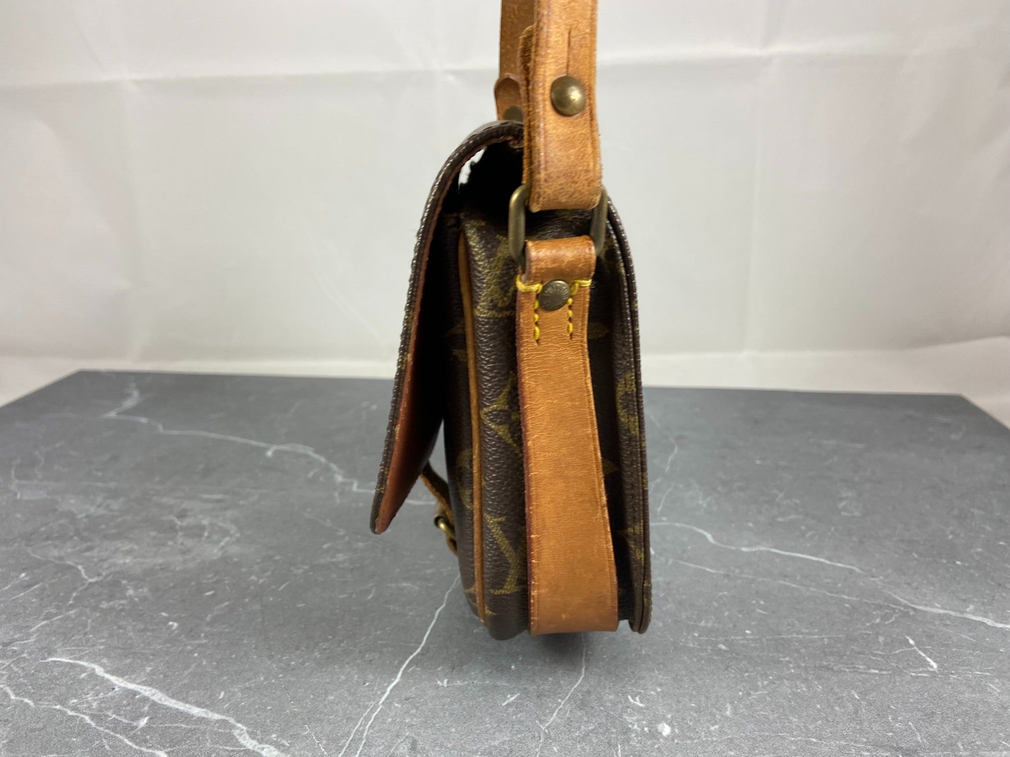 Louis Vuitton Monogram Canvas Cartouchiere Shoulder Bag