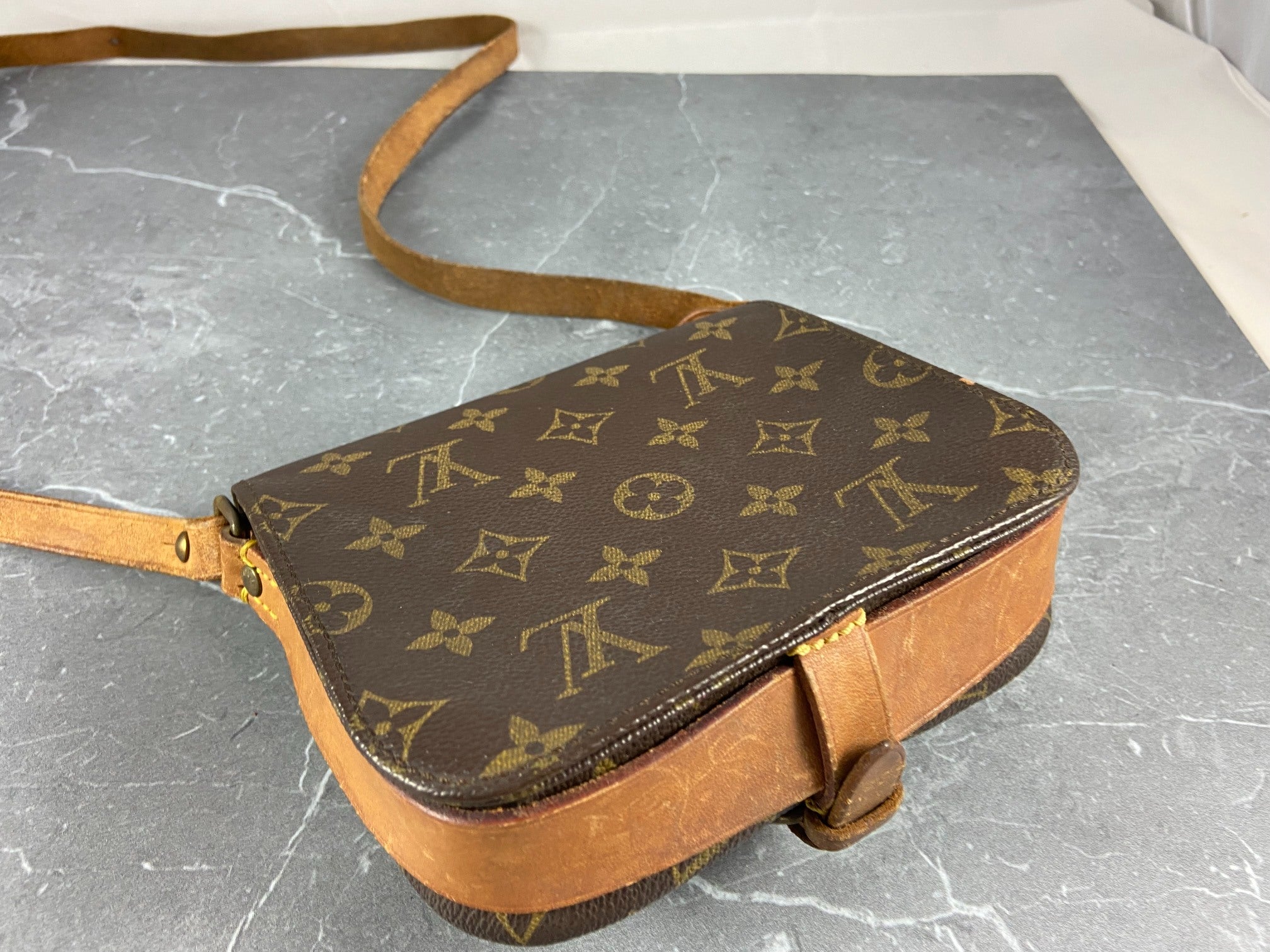Louis Vuitton Monogram Canvas Cartouchiere Shoulder Bag