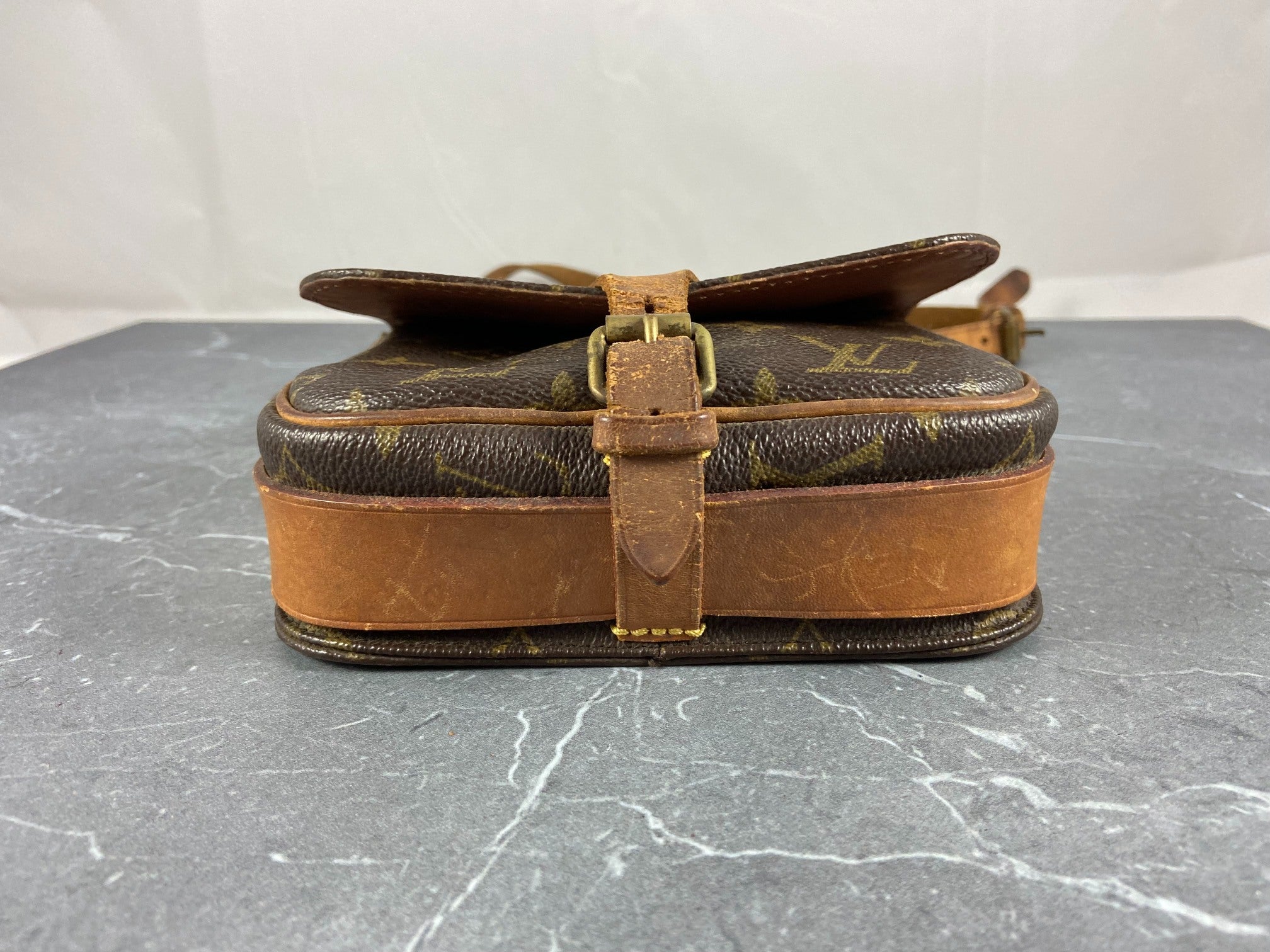 Louis Vuitton Monogram Canvas Cartouchiere Shoulder Bag