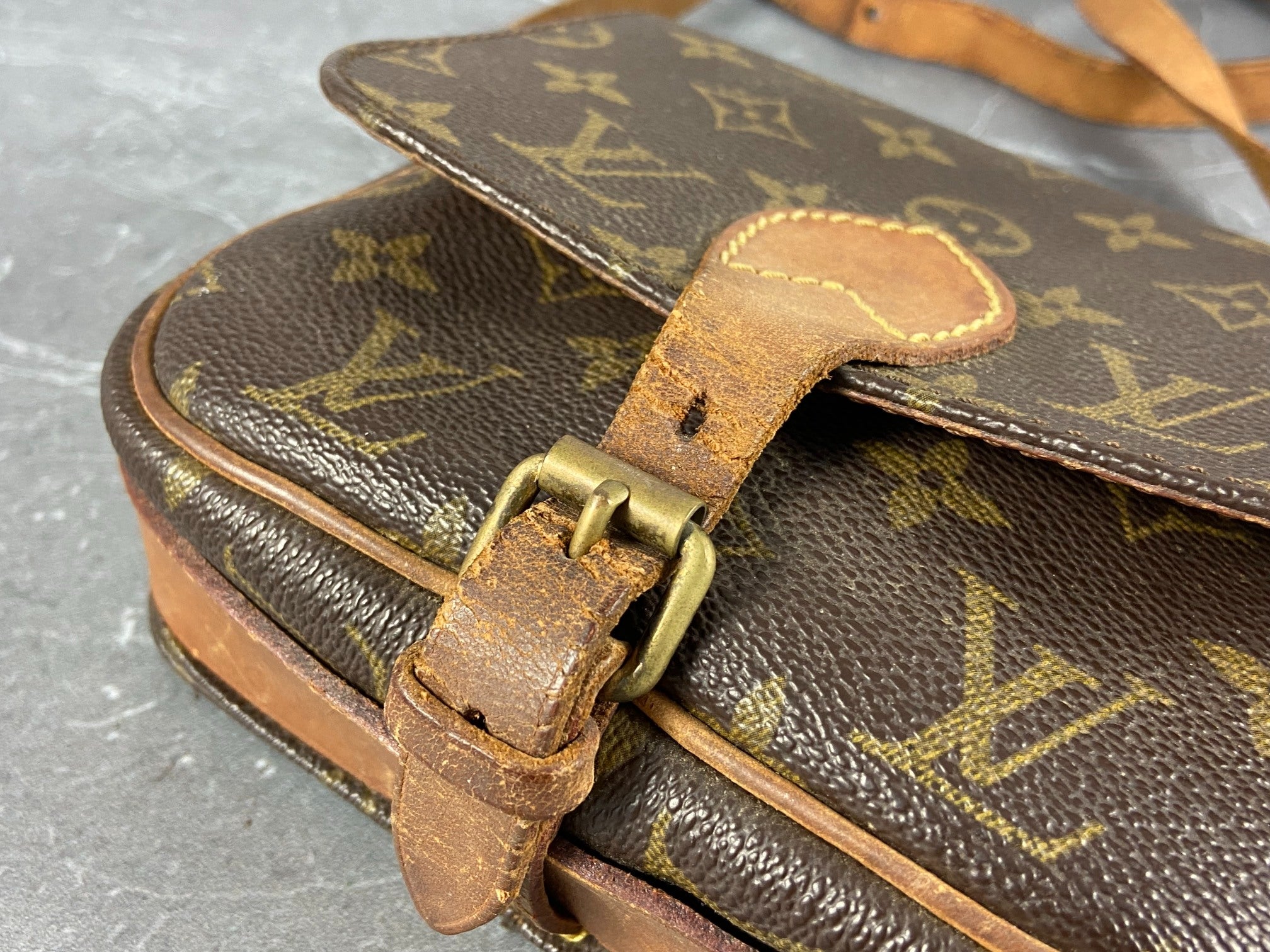 Louis Vuitton Monogram Canvas Cartouchiere Shoulder Bag