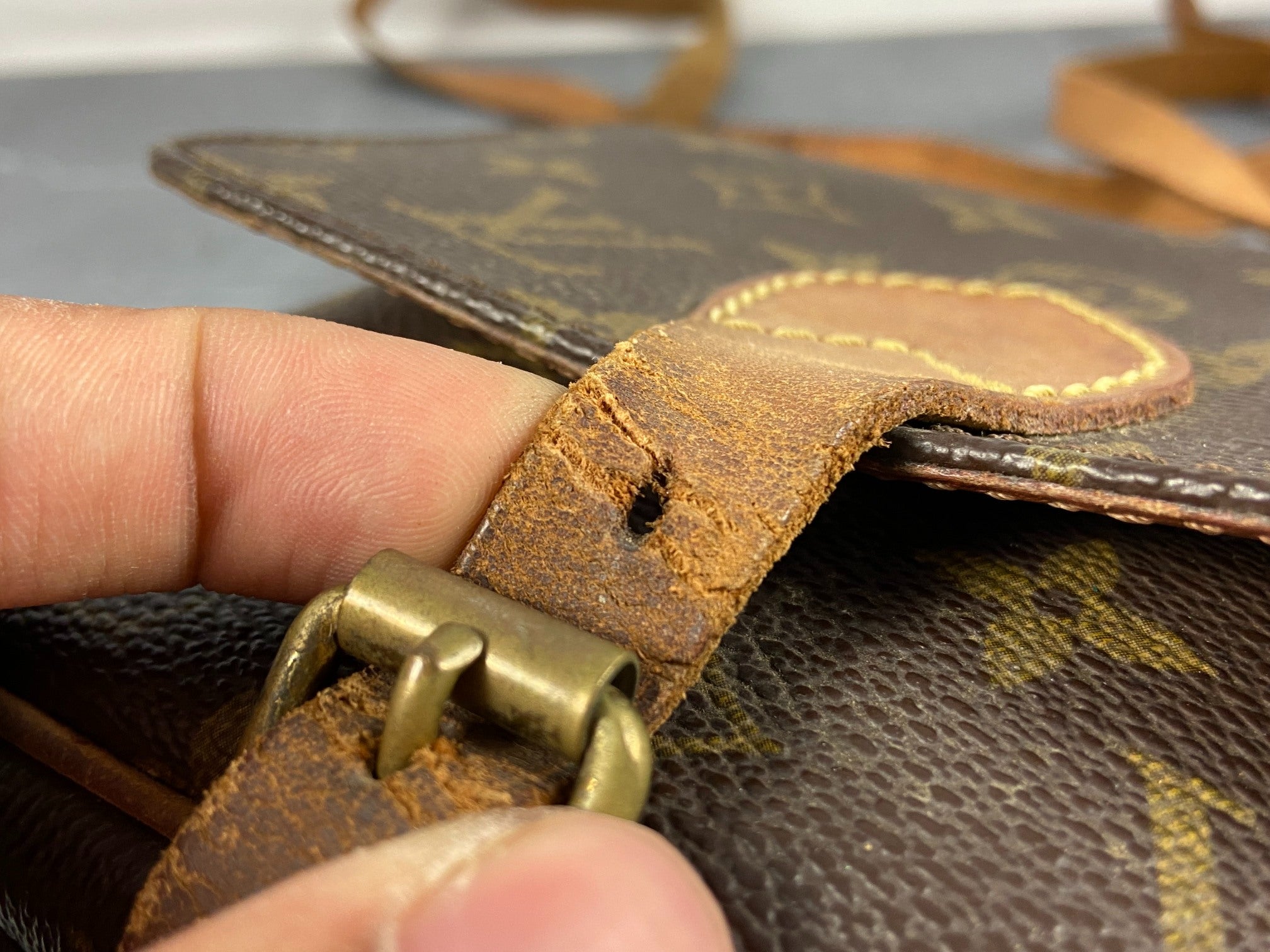 Louis Vuitton Monogram Canvas Cartouchiere Shoulder Bag