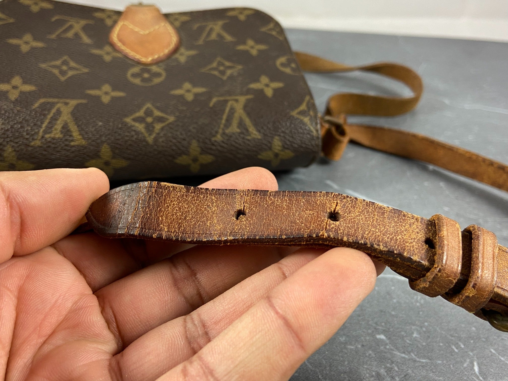Louis Vuitton Monogram Canvas Cartouchiere Shoulder Bag