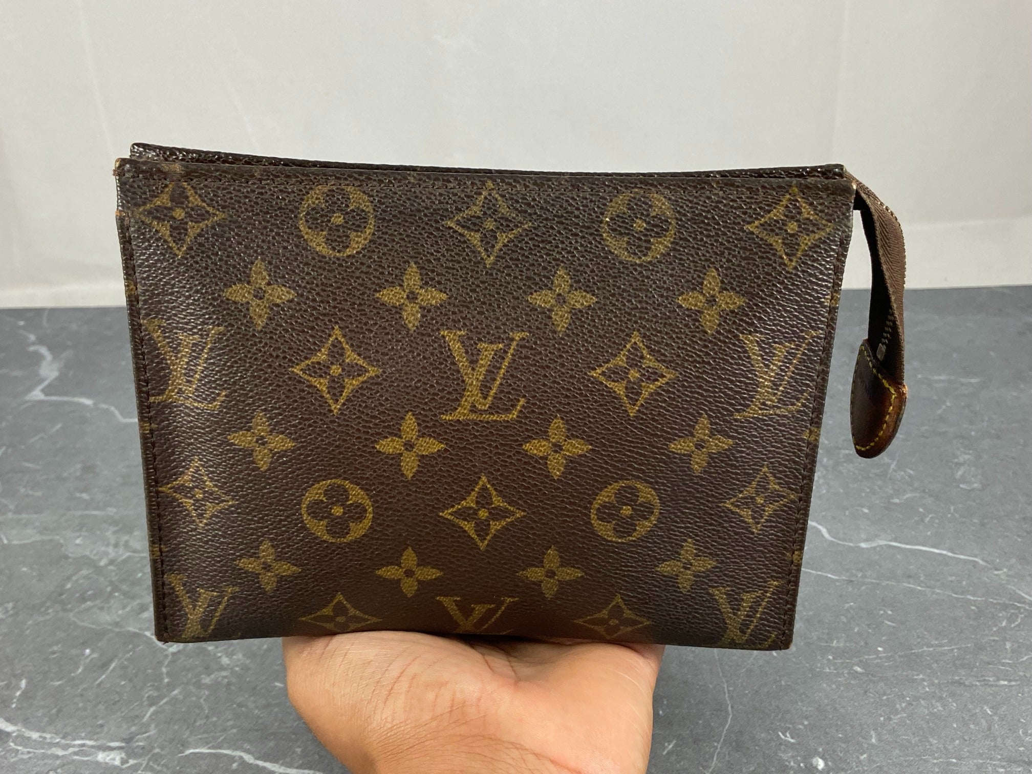 Louis Vuitton Poche Toilette 19 Monogram Canvas