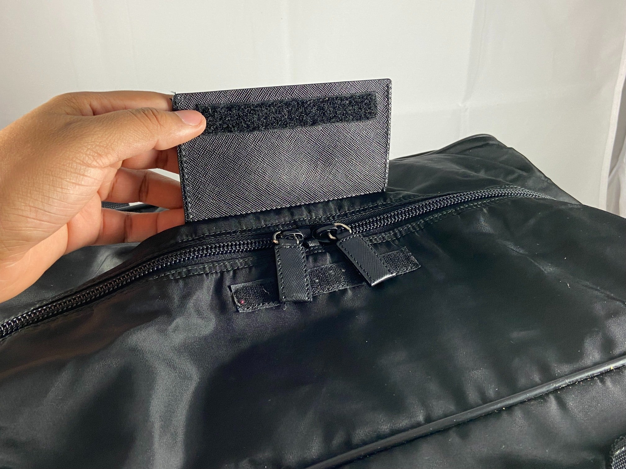 Prada Tessuto Nylon Travel Duffle Bag Black