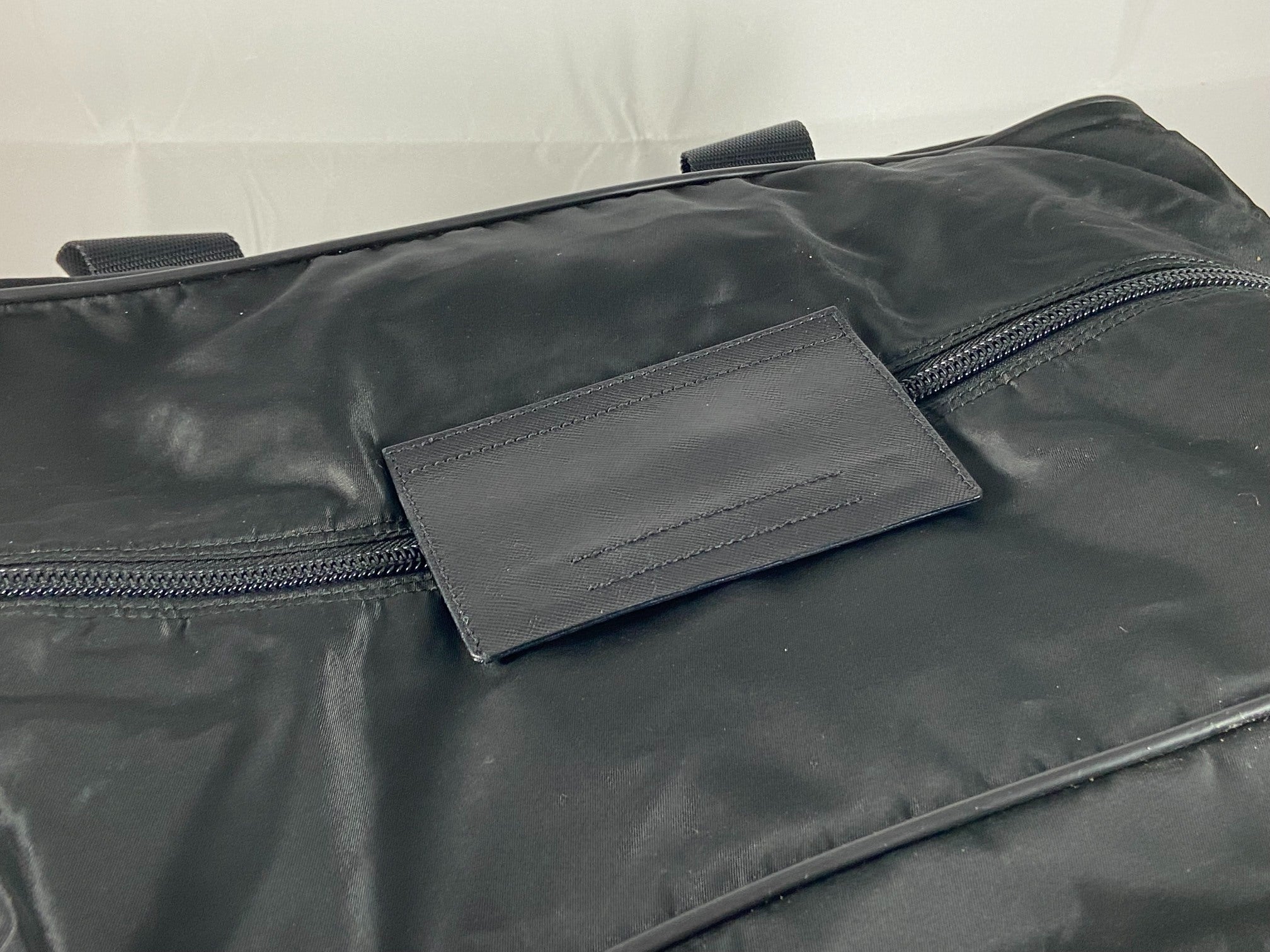 Prada Tessuto Nylon Travel Duffle Bag Black