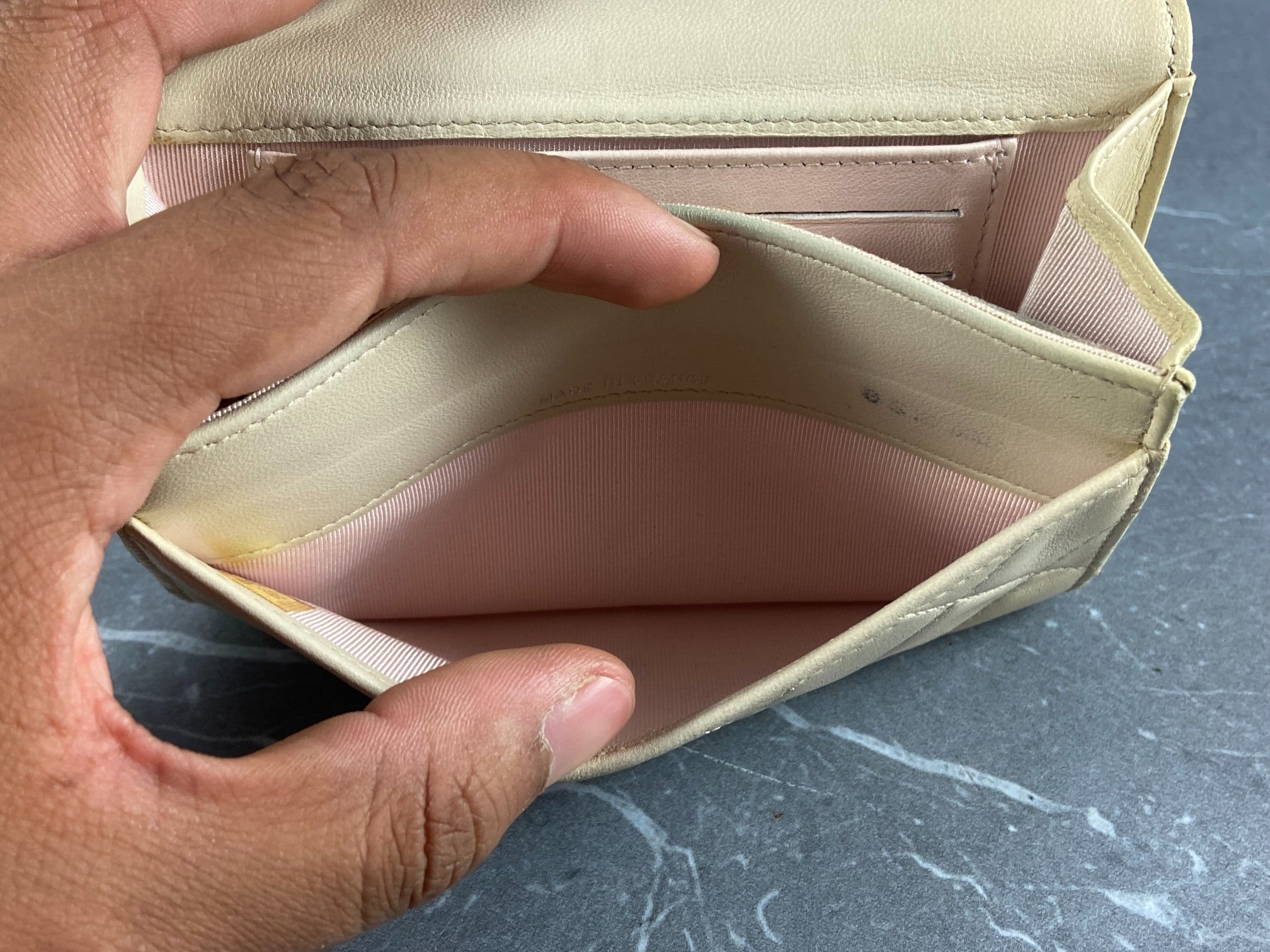 Chanel Timeless / Classic Matelasse Flap Wallet Black Leather