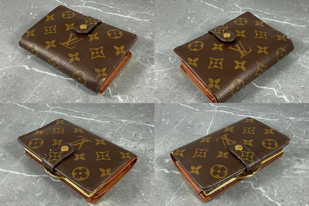 Louis Vuitton French Compact Wallet Monogram Canvas