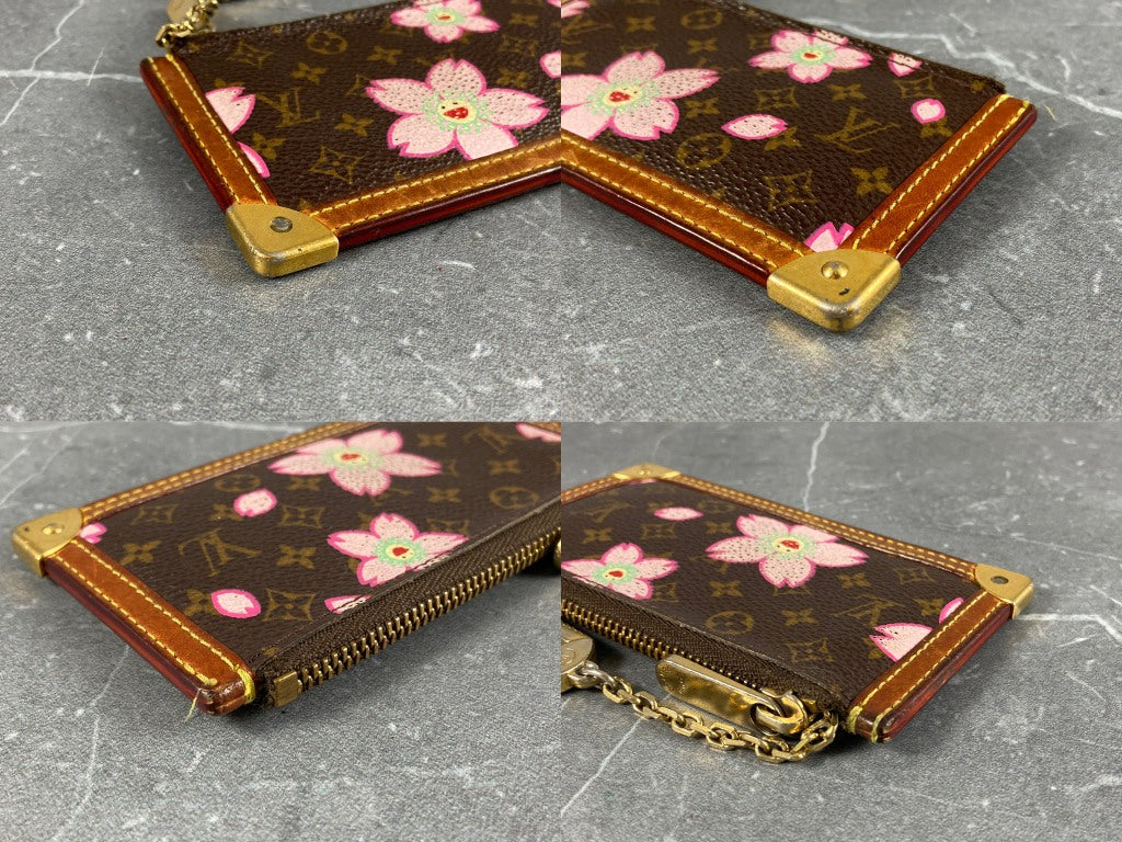 Louis Vuitton Takashi Murakami Pochette Cles Key Pouch Cherry Blossom