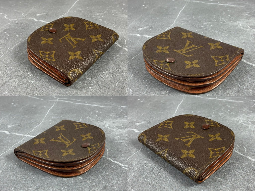 Louis Vuitton Coin Wallet Gousset Monogram Canvas