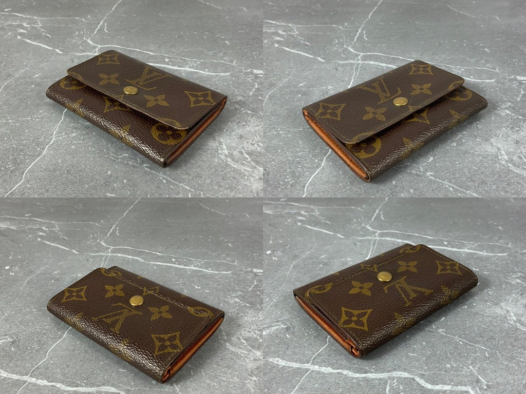 Louis Vuitton Small Wallet / Card Case Monogram Canvas